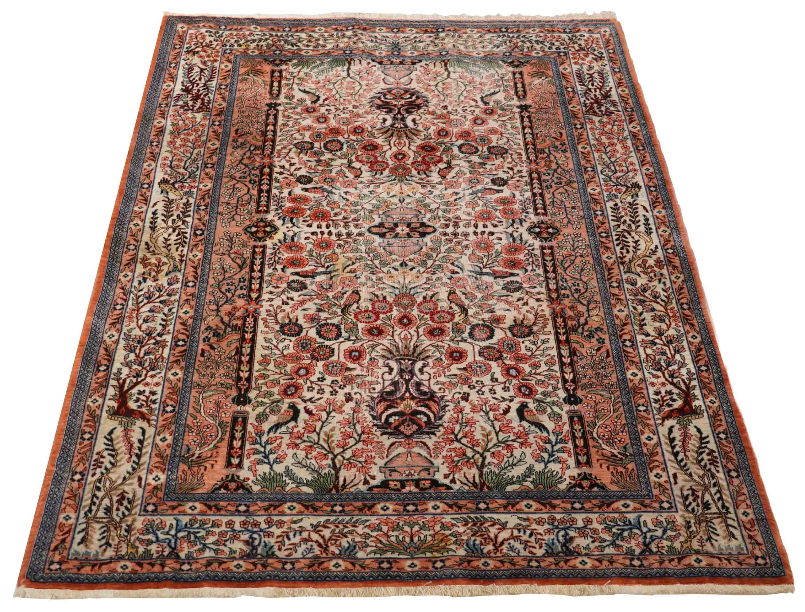 Chinesischer Hereke aus reiner Seide | 151 cm x 92 cm | Nr. Z-691