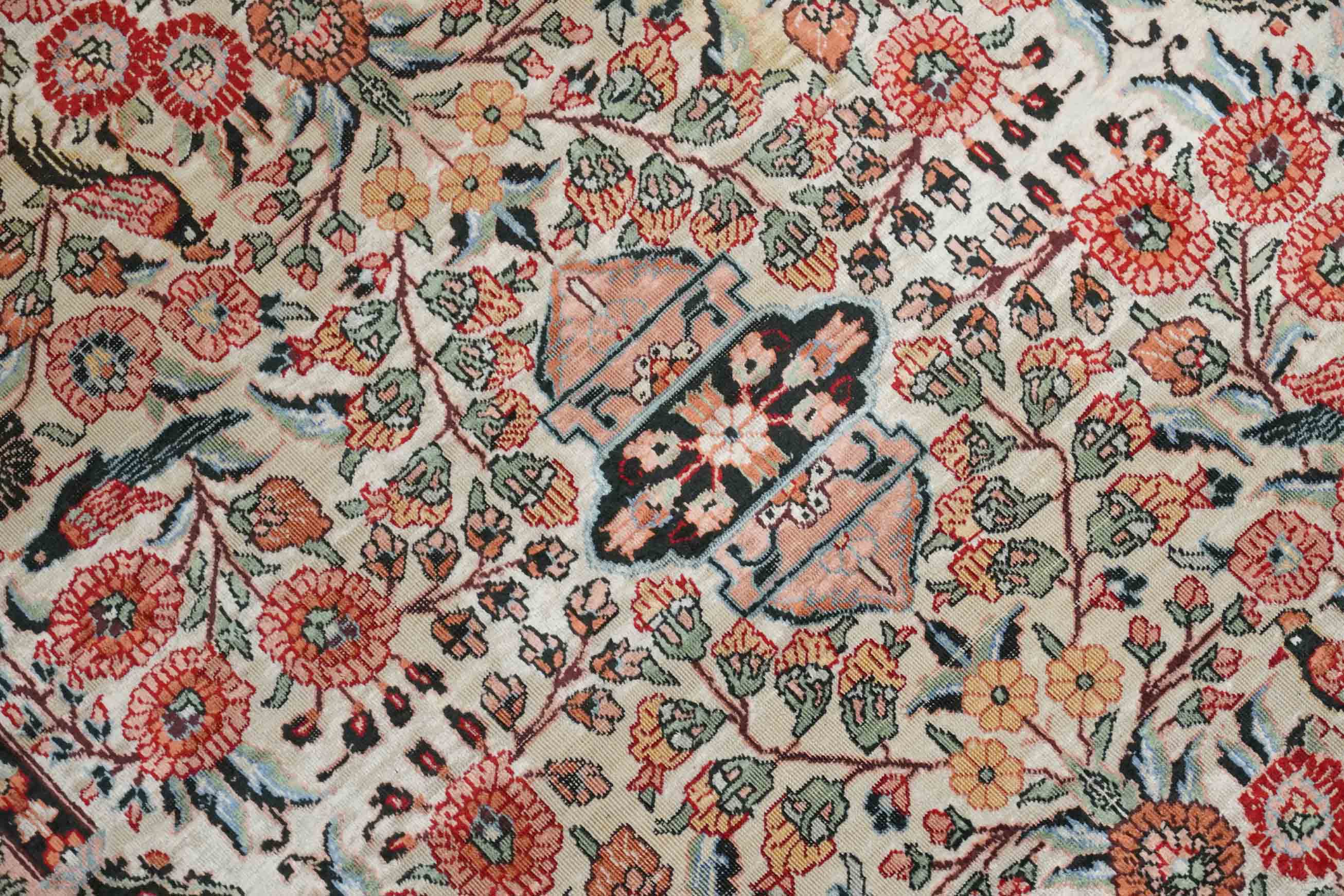 Chinesischer Hereke aus reiner Seide | 151 cm x 92 cm | Nr. Z-691