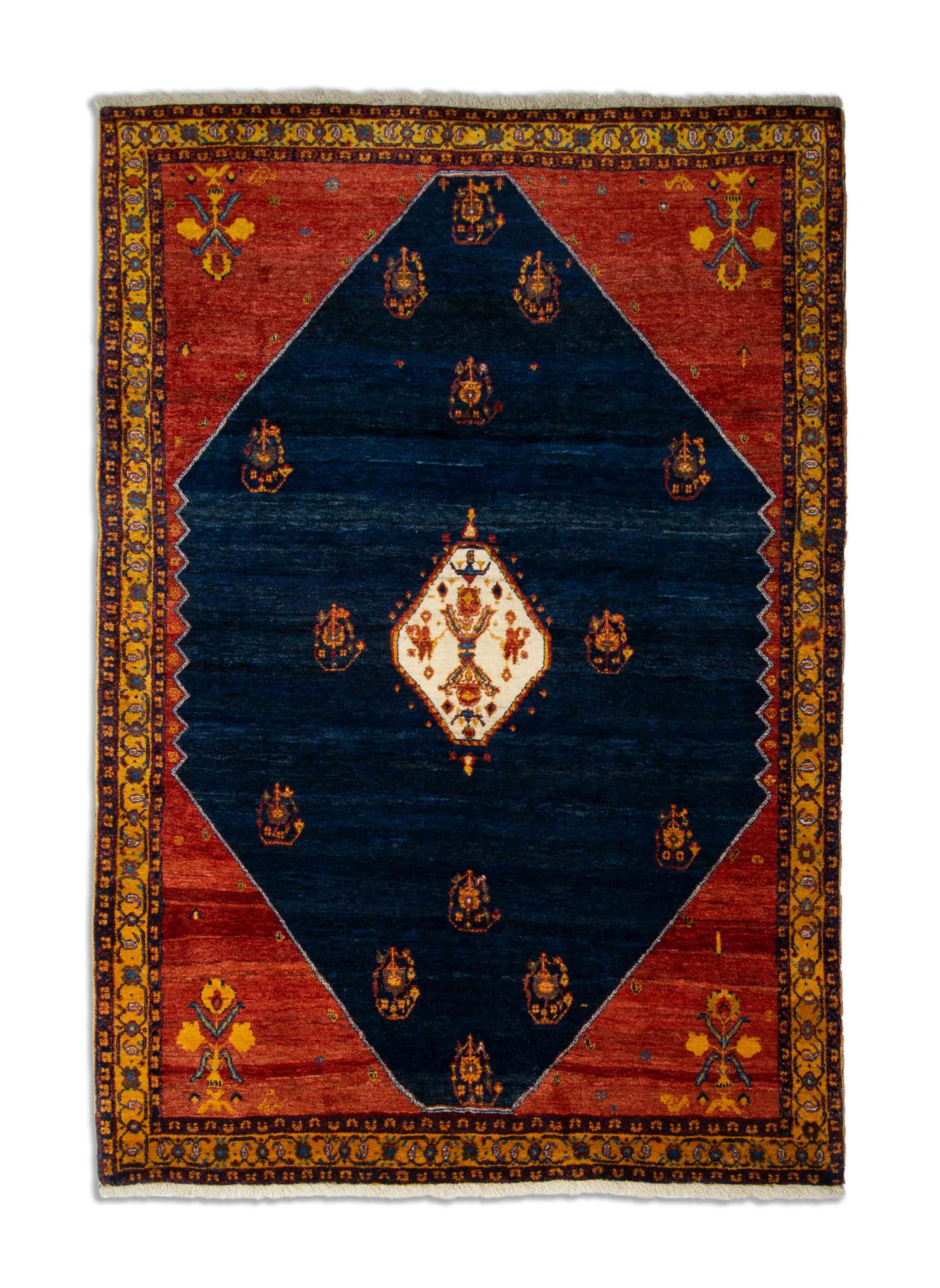 Eine Fotoaufnahme eines Lori Teppichs.