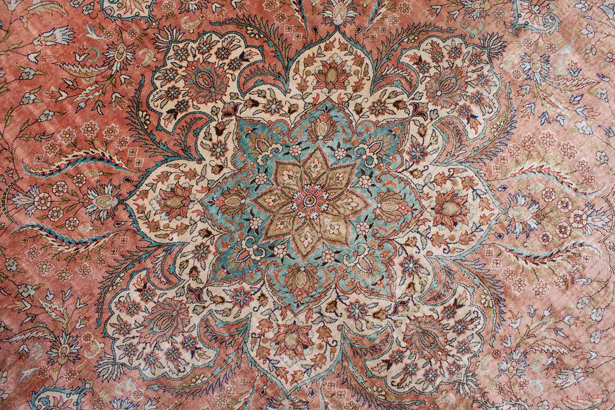 Bild vom Kayseri aus reiner Seide Teppich - 2