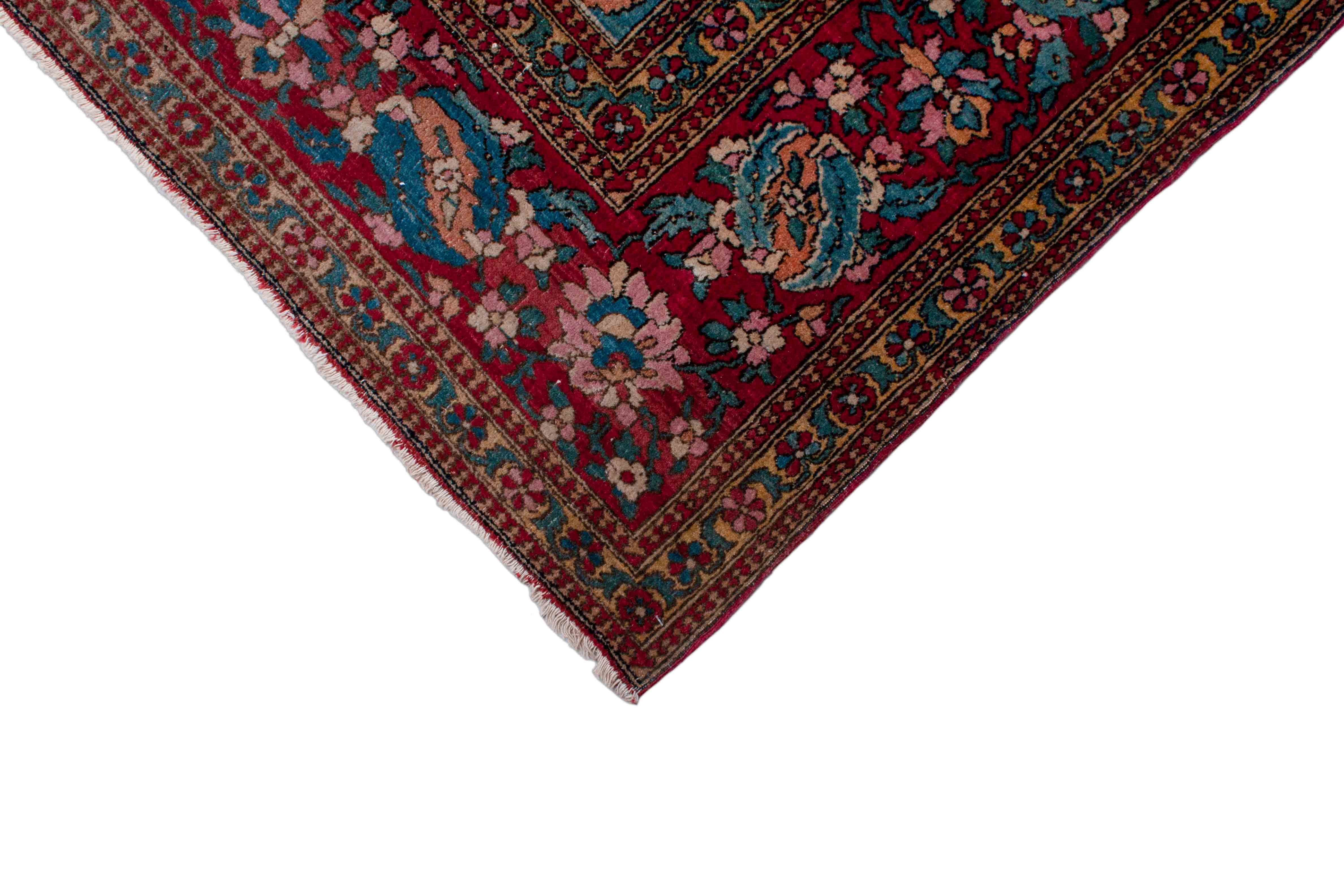 Eine Fotoaufnahme eines Isfahan Teppichs.