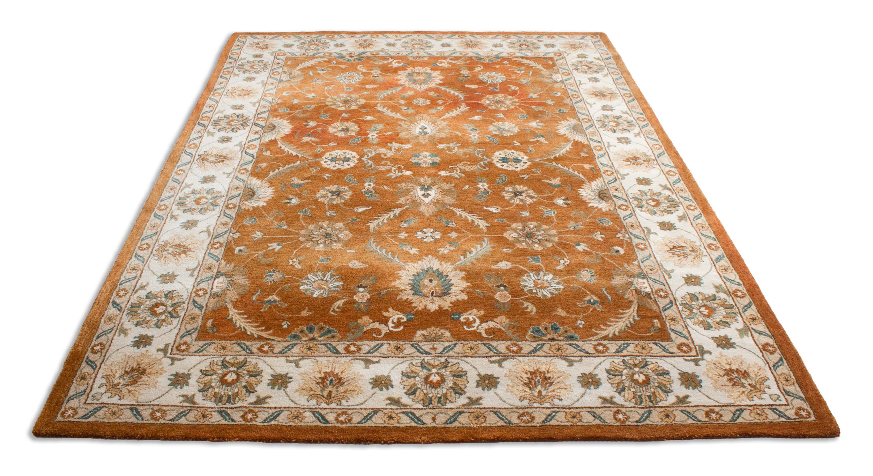 Handgetufteter Designerteppich | 390 cm x 290 cm | Nr. 13220