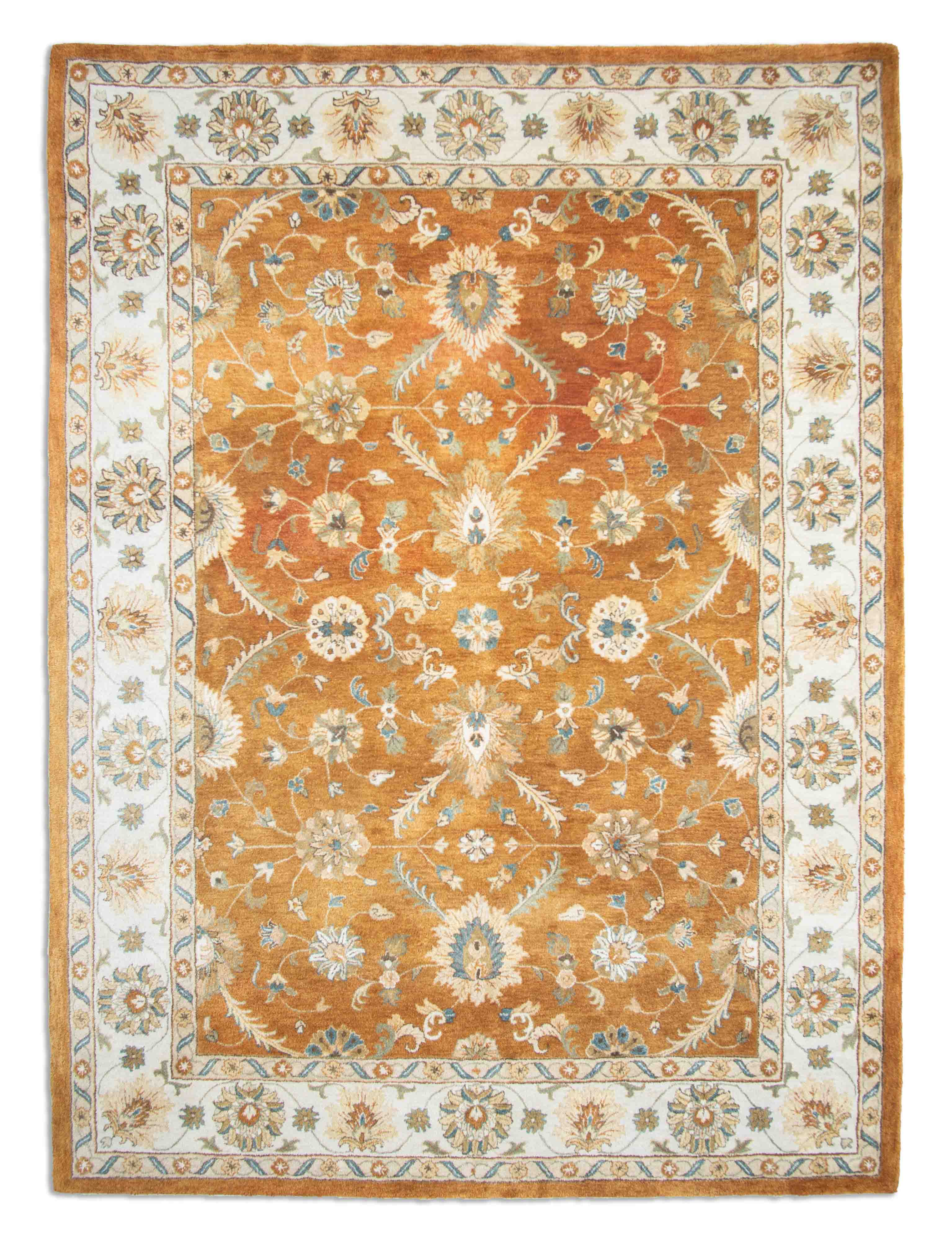 Handgetufteter Designerteppich | 390 cm x 290 cm | Nr. 13220