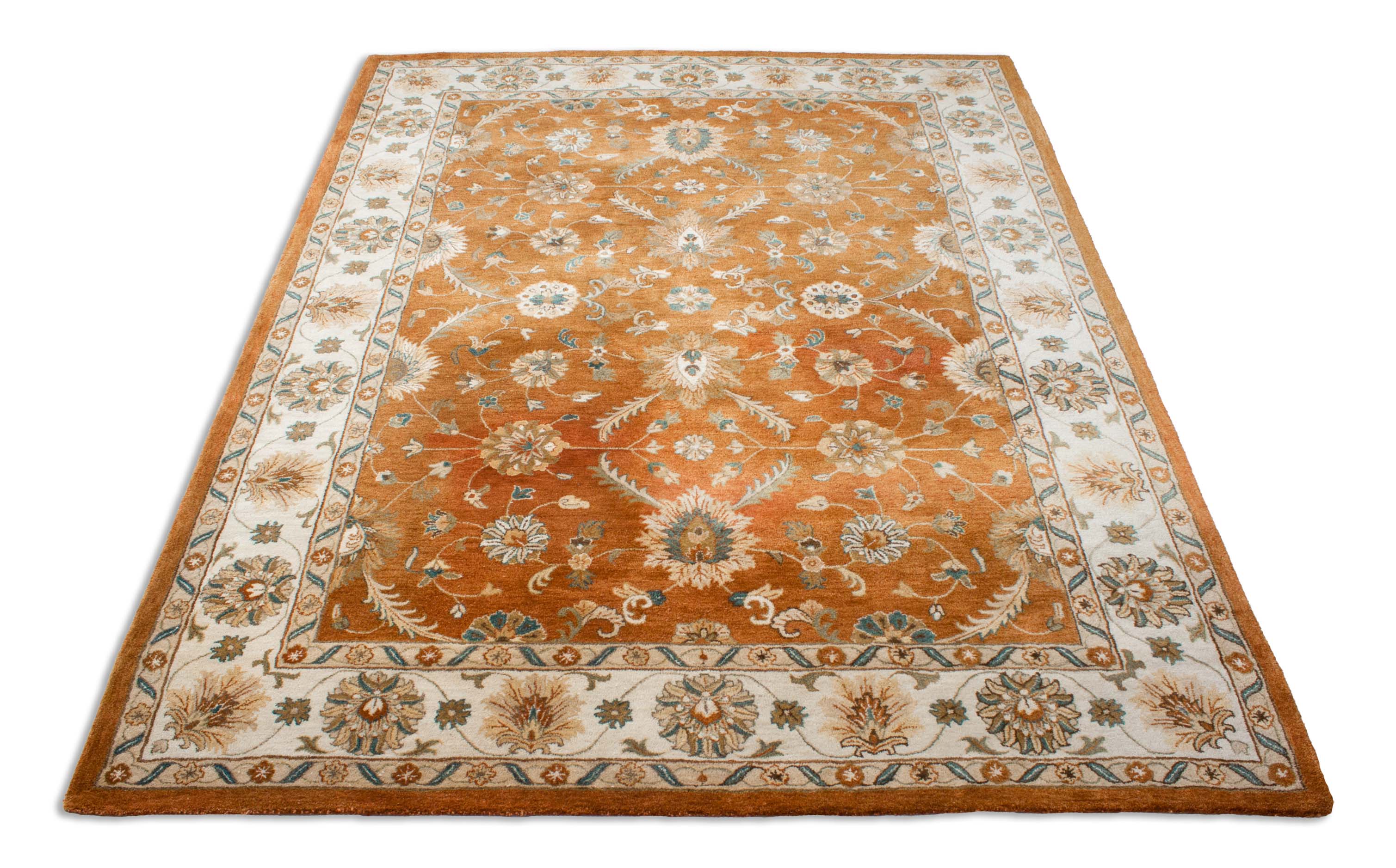 Handgetufteter Designerteppich | 390 cm x 290 cm | Nr. 13220