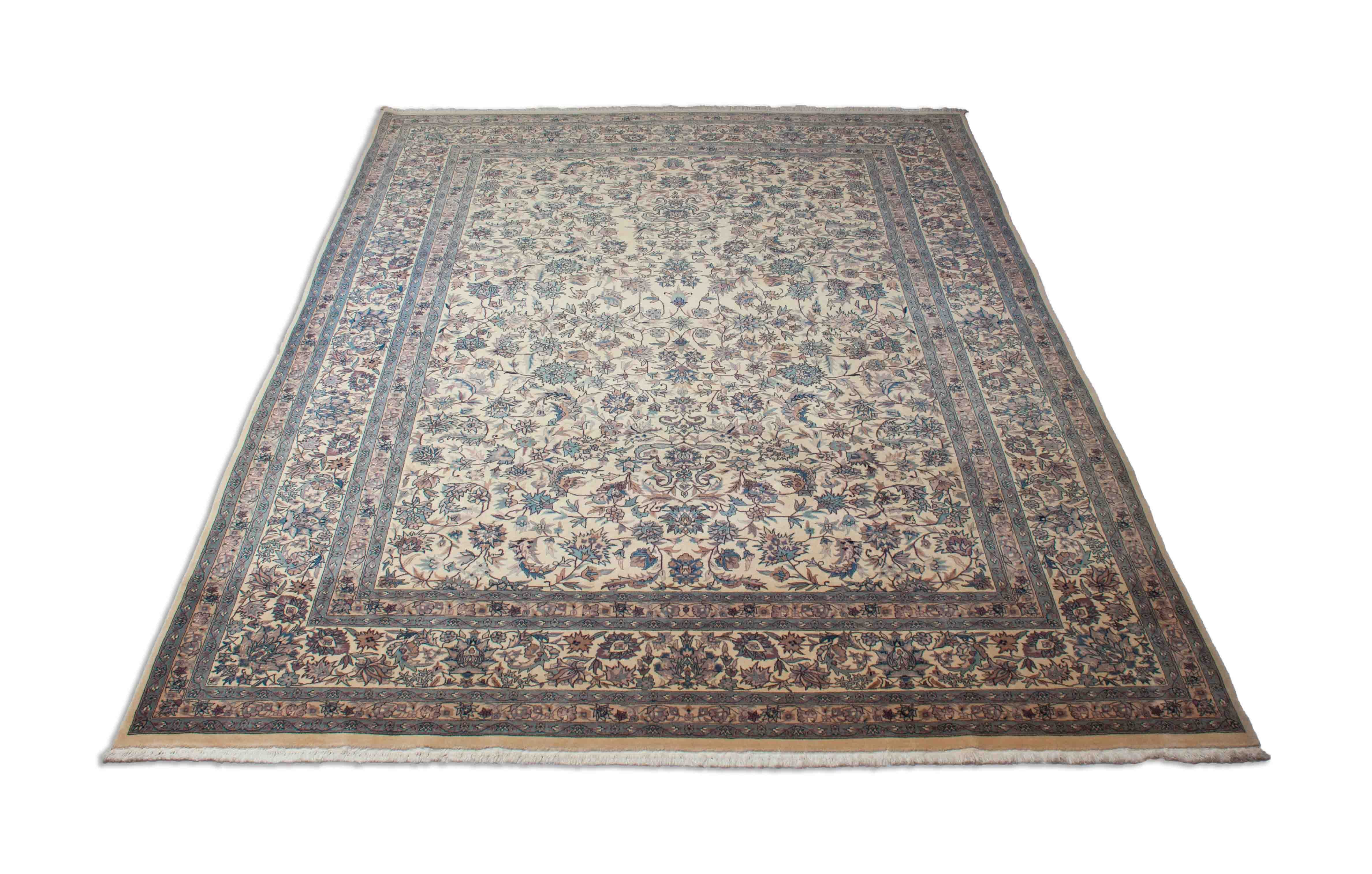 Eine Fotoaufnahme eines Isfahan Teppichs.