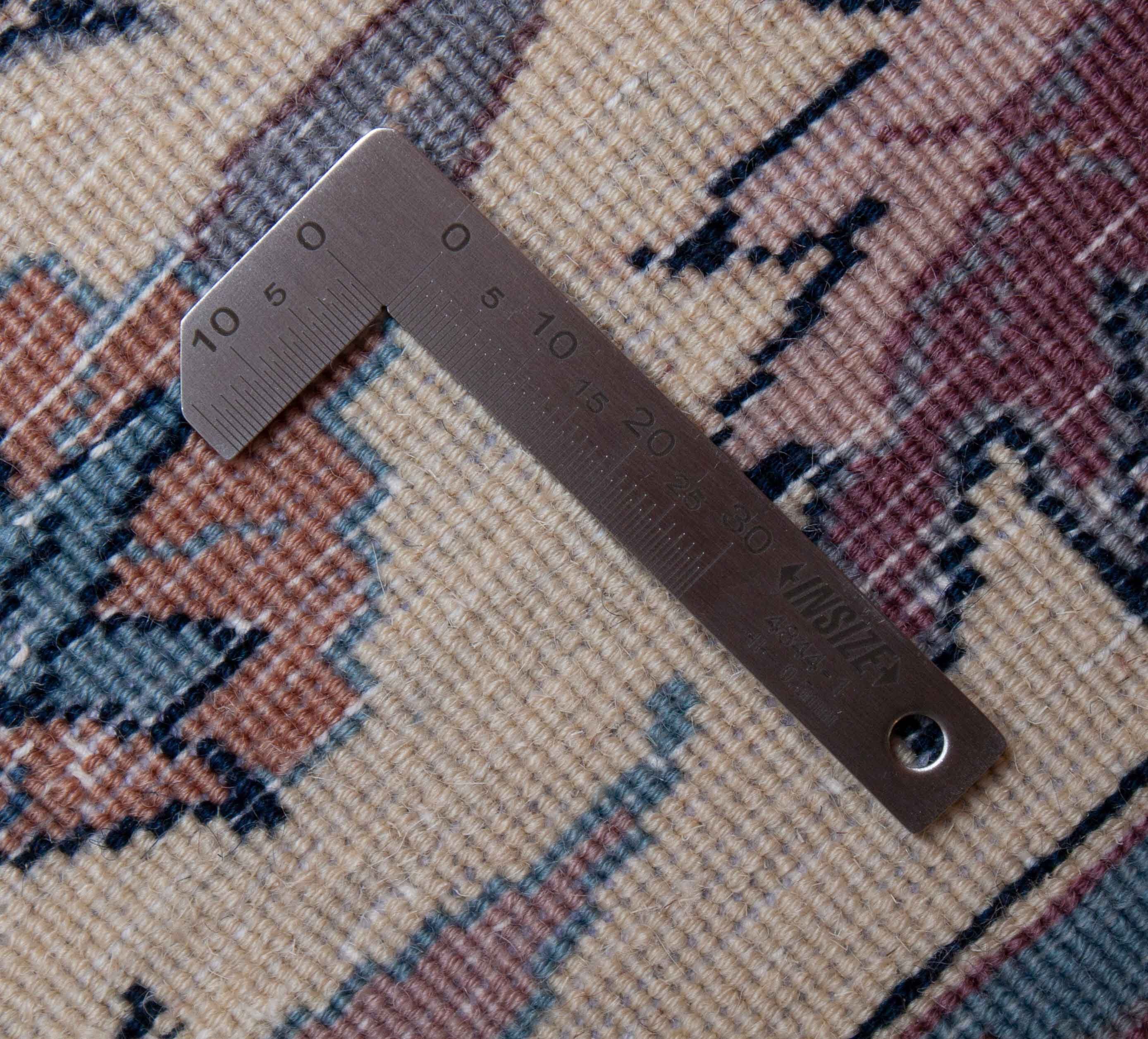 Eine Fotoaufnahme eines Isfahan Teppichs.