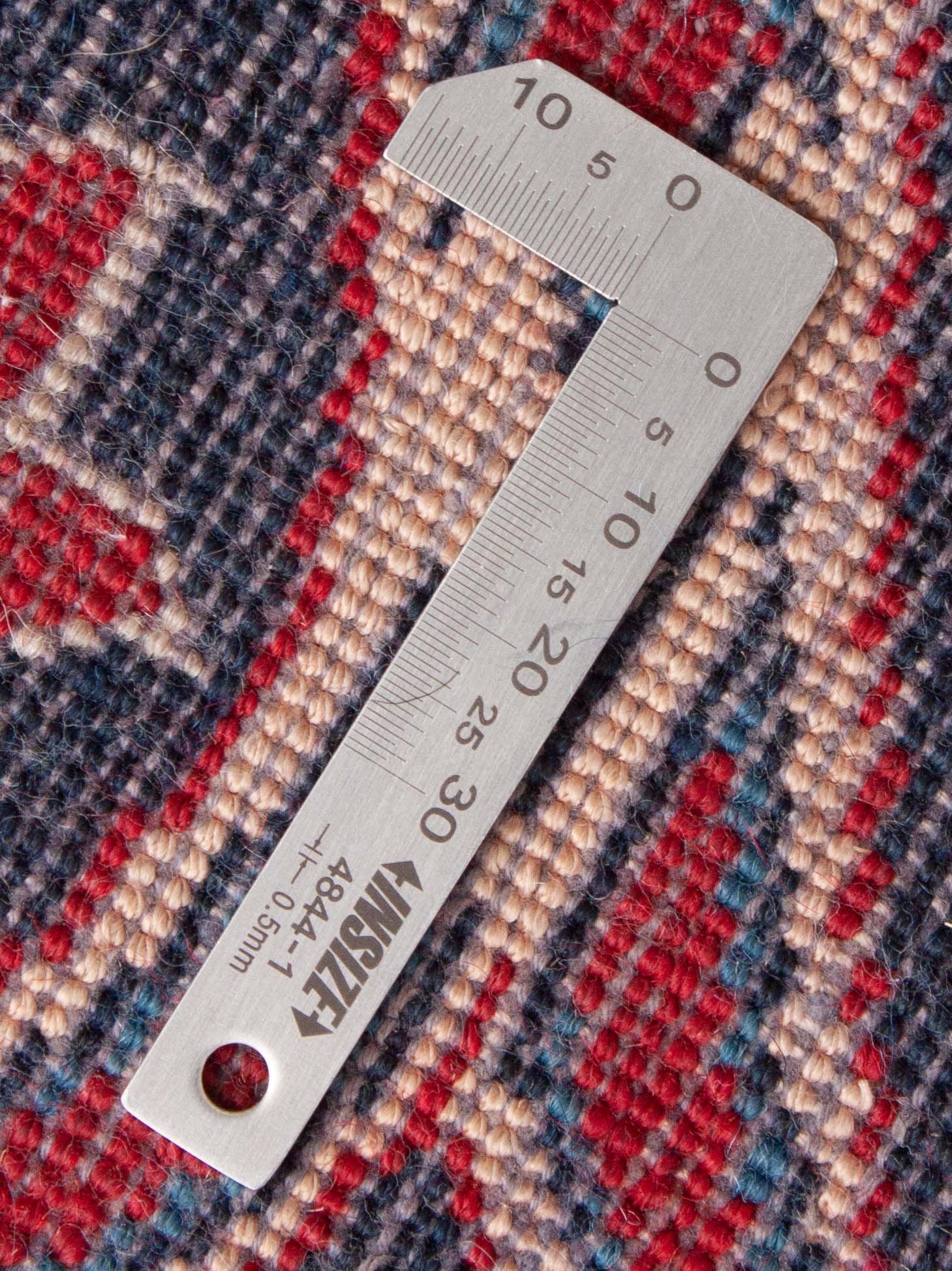 Eine Fotoaufnahme eines Keshan Teppichs.