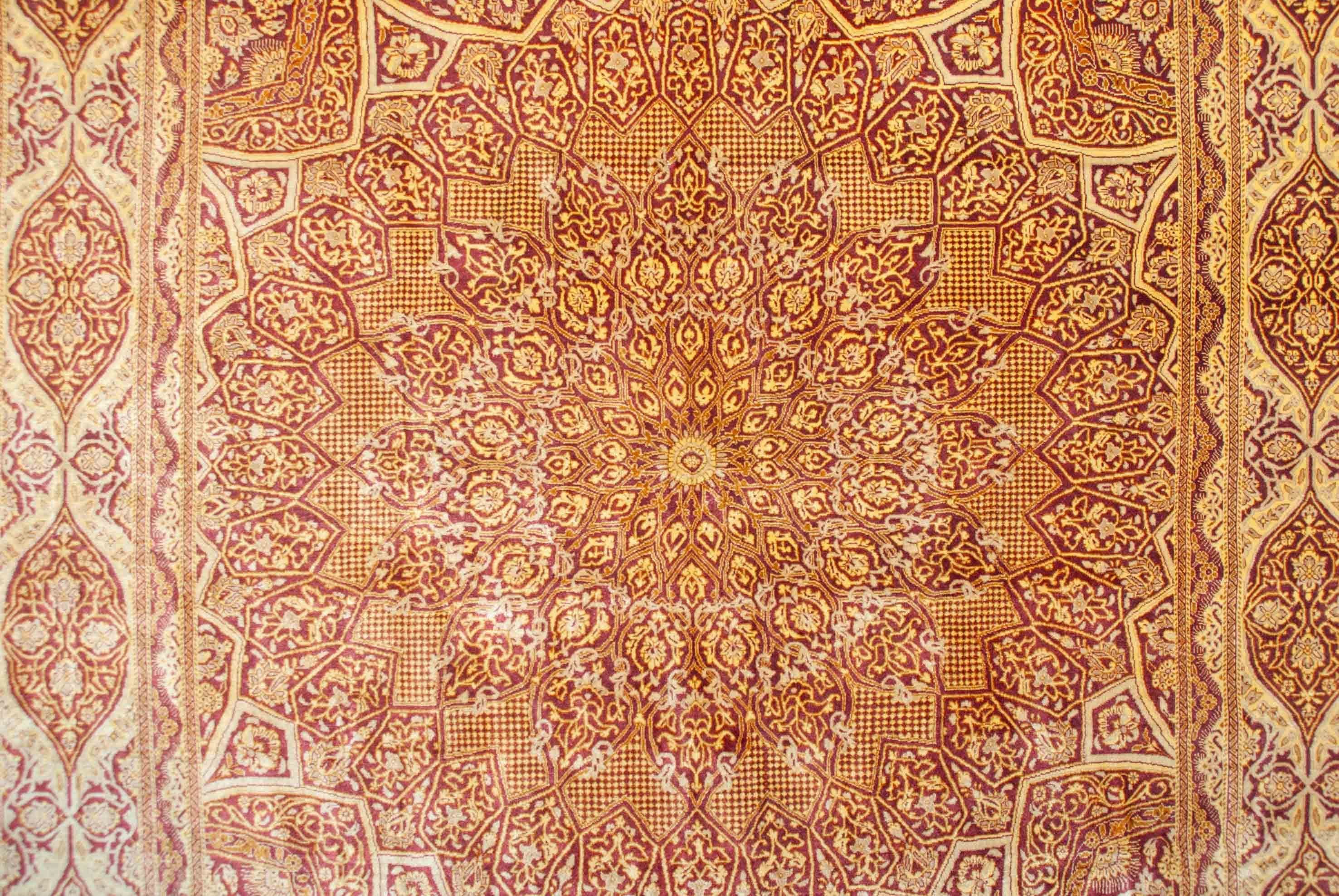 Bild vom Ghom aus reiner Seide Teppich - 2