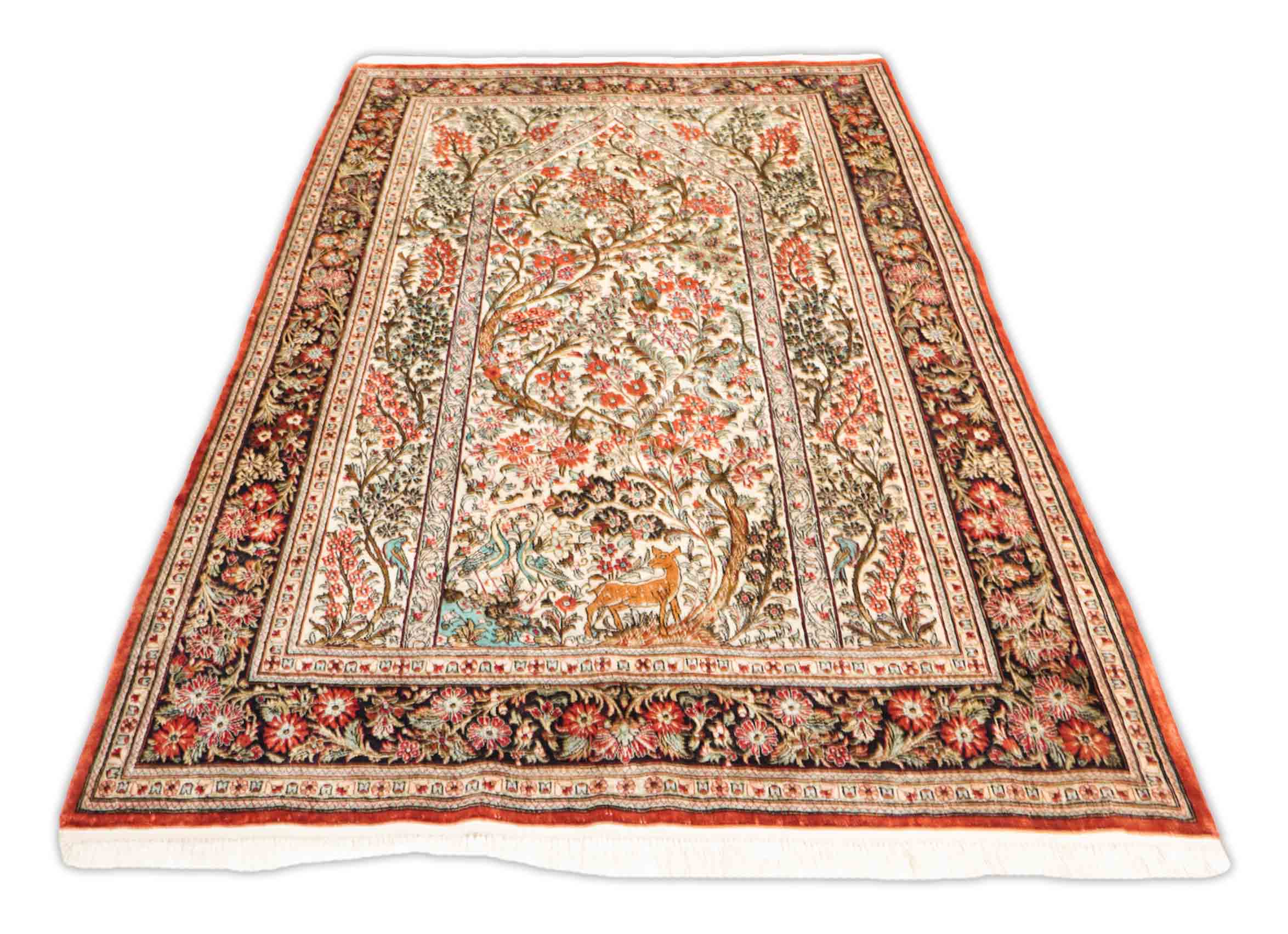 Ghom aus reiner Seide | 154 cm x 108 cm | Nr. 14057