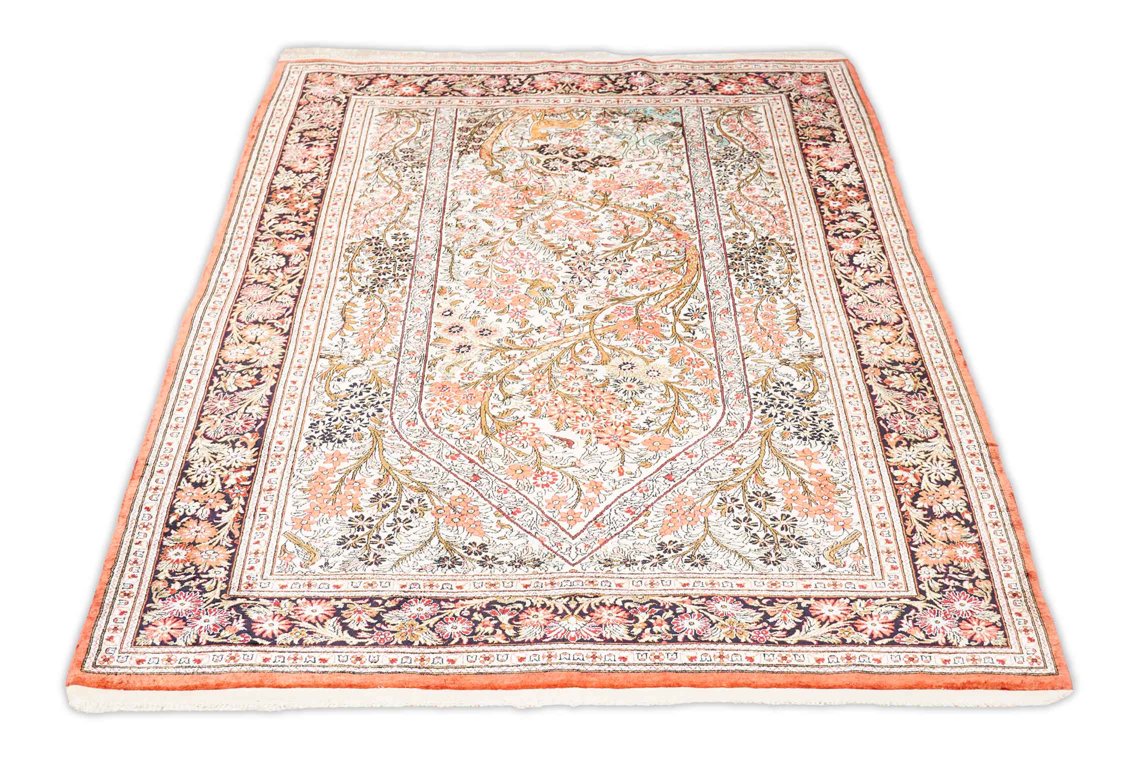 Ghom aus reiner Seide | 154 cm x 108 cm | Nr. 14057