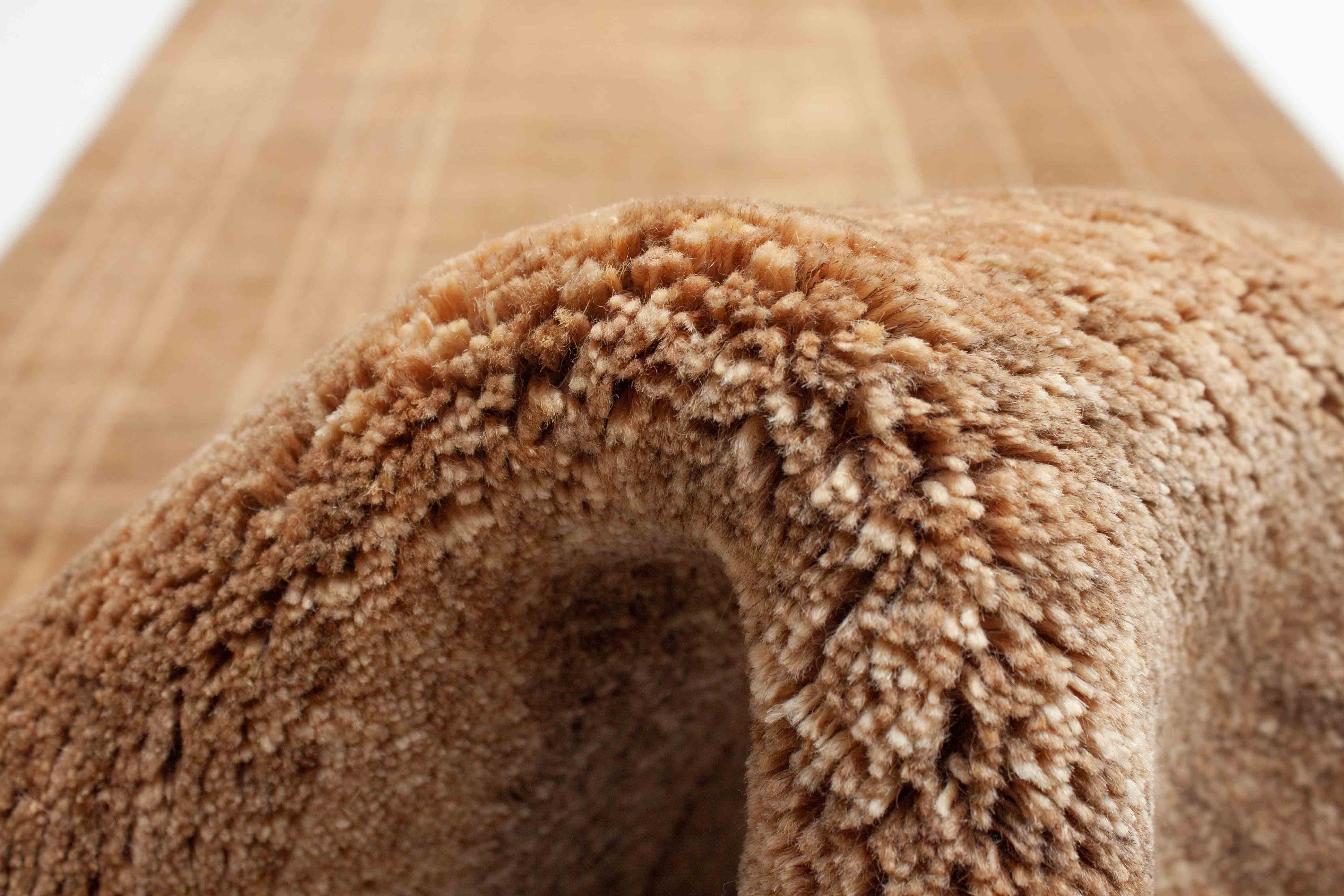 Eine Fotoaufnahme eines Gabbeh Teppichs.