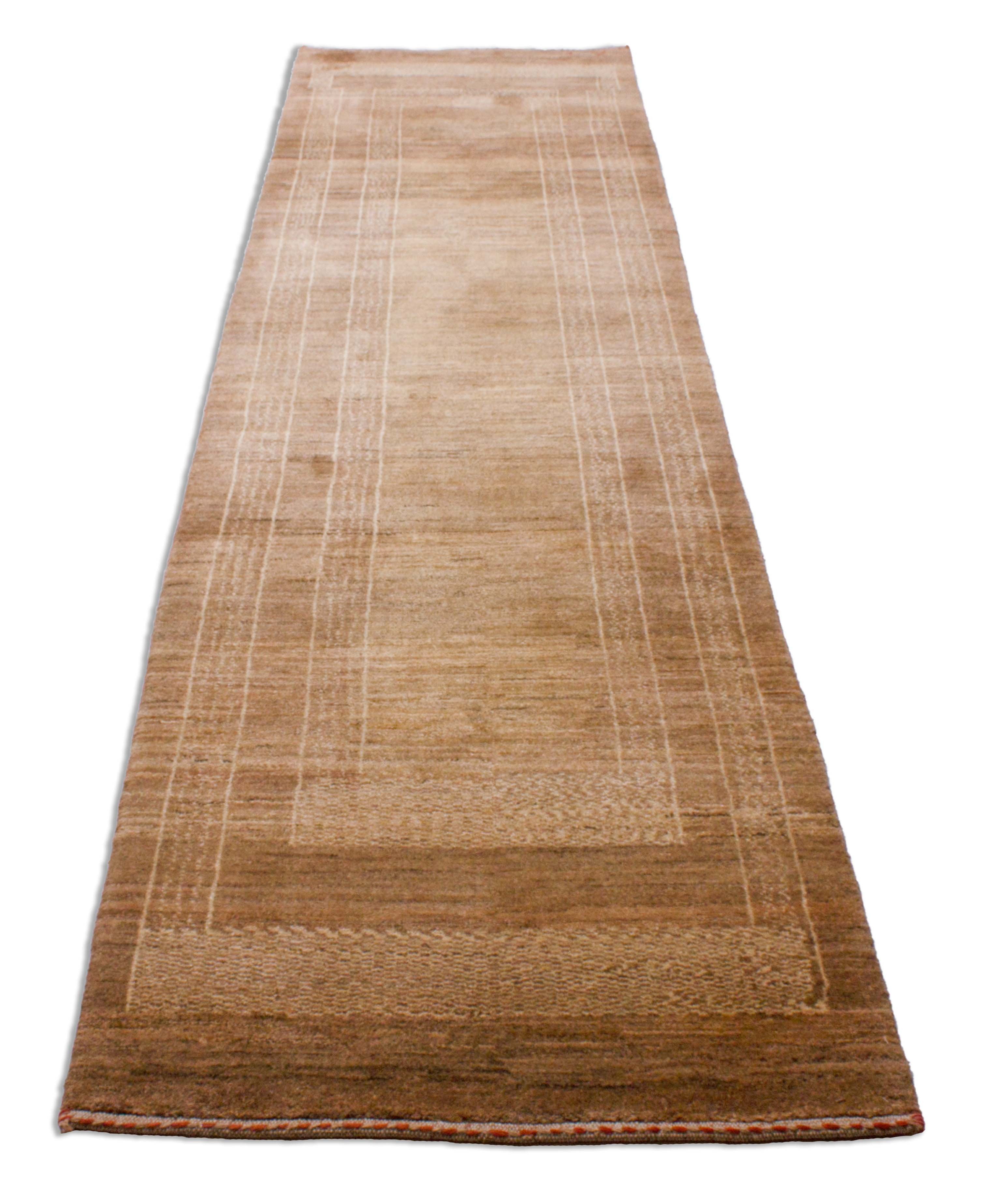 Eine Fotoaufnahme eines Gabbeh Teppichs.