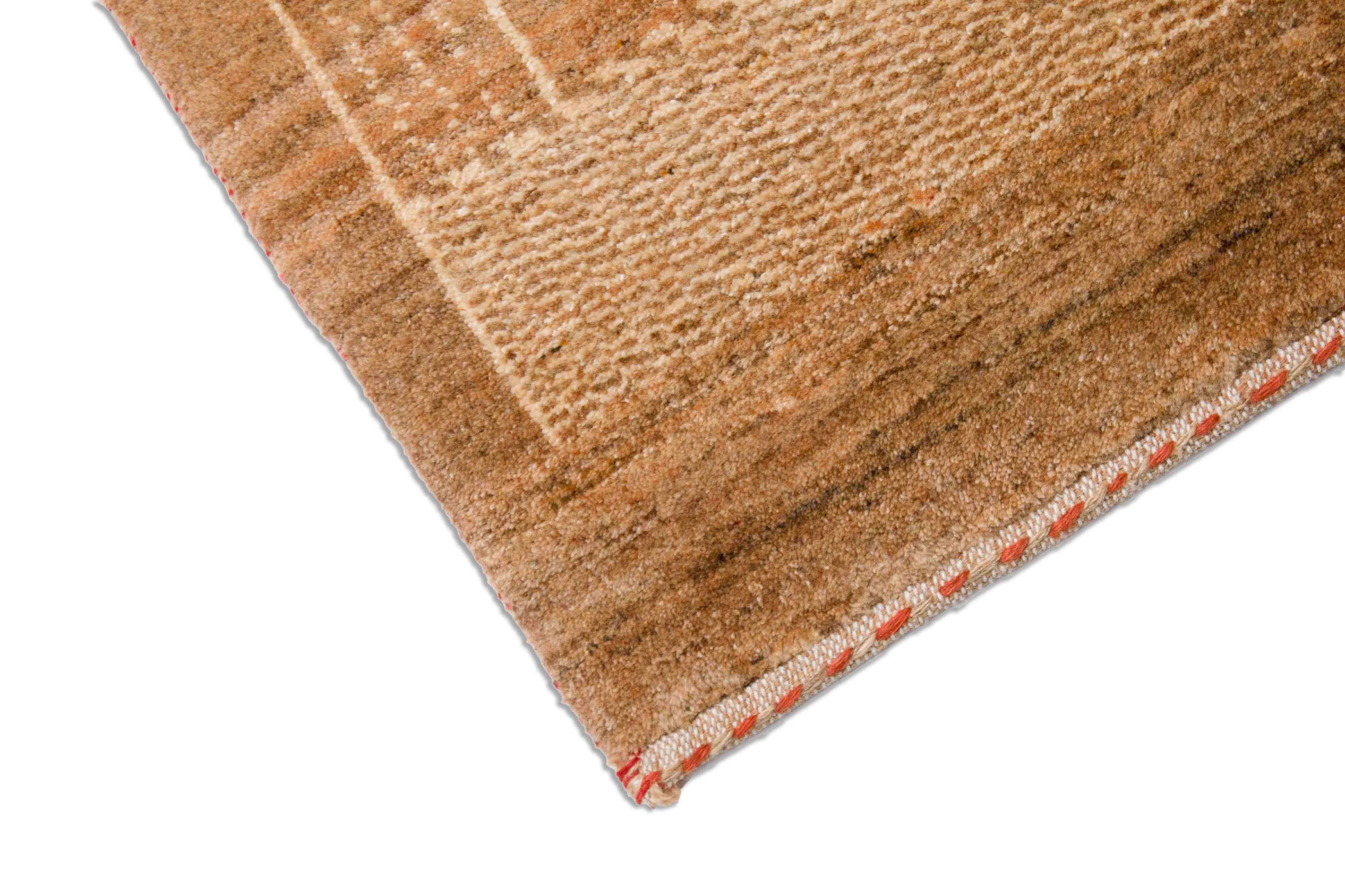 Eine Fotoaufnahme eines Gabbeh Teppichs.