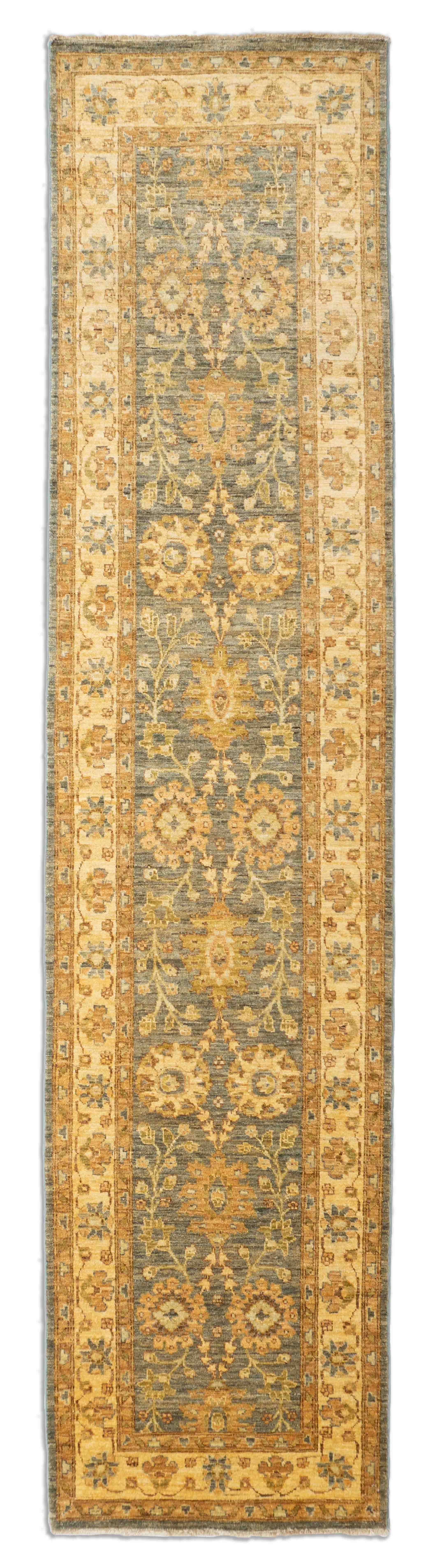 Eine Fotoaufnahme eines Farahan Teppichs.