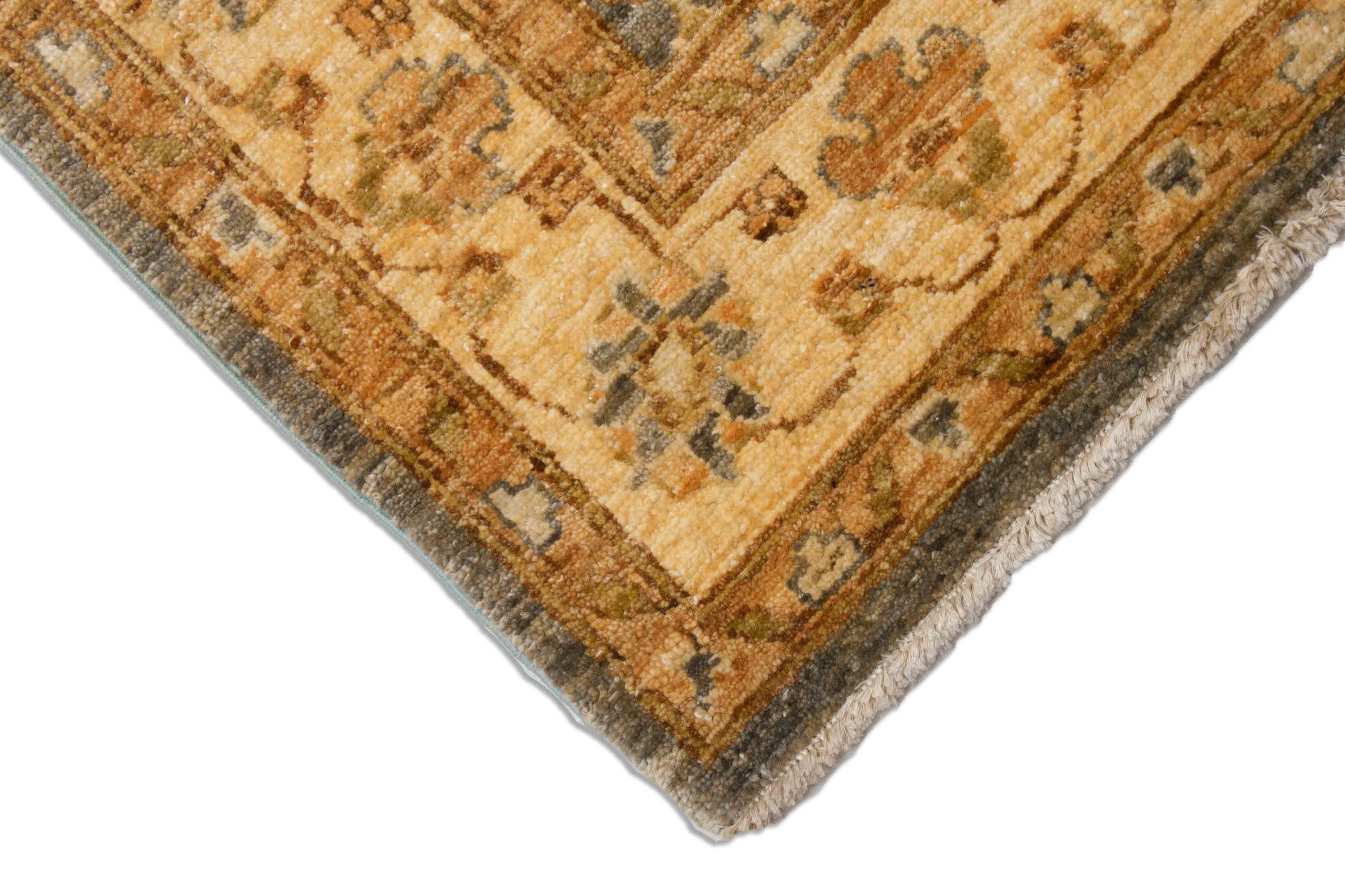 Eine Fotoaufnahme eines Farahan Teppichs.