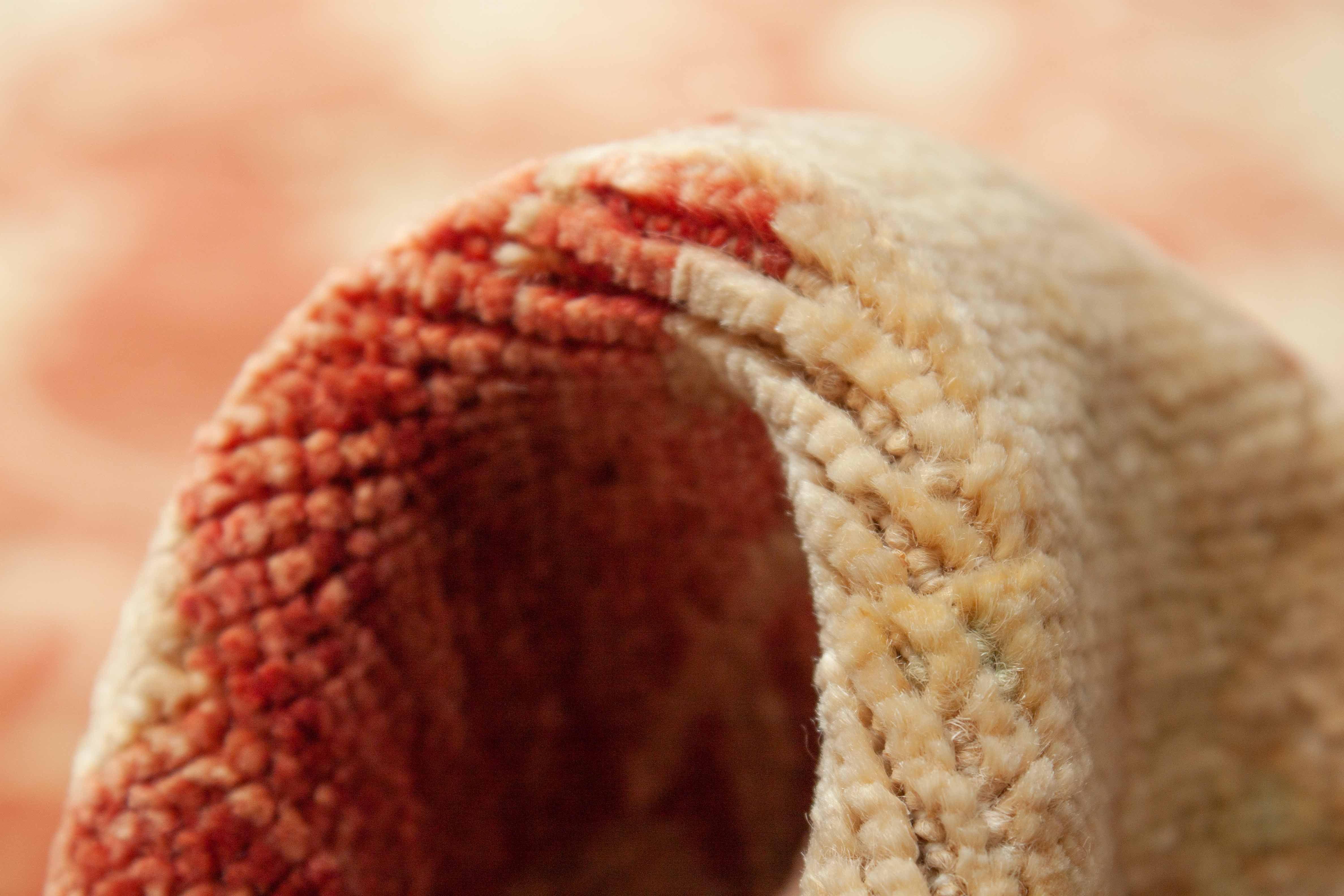 Eine Fotoaufnahme eines Mahal Teppichs.