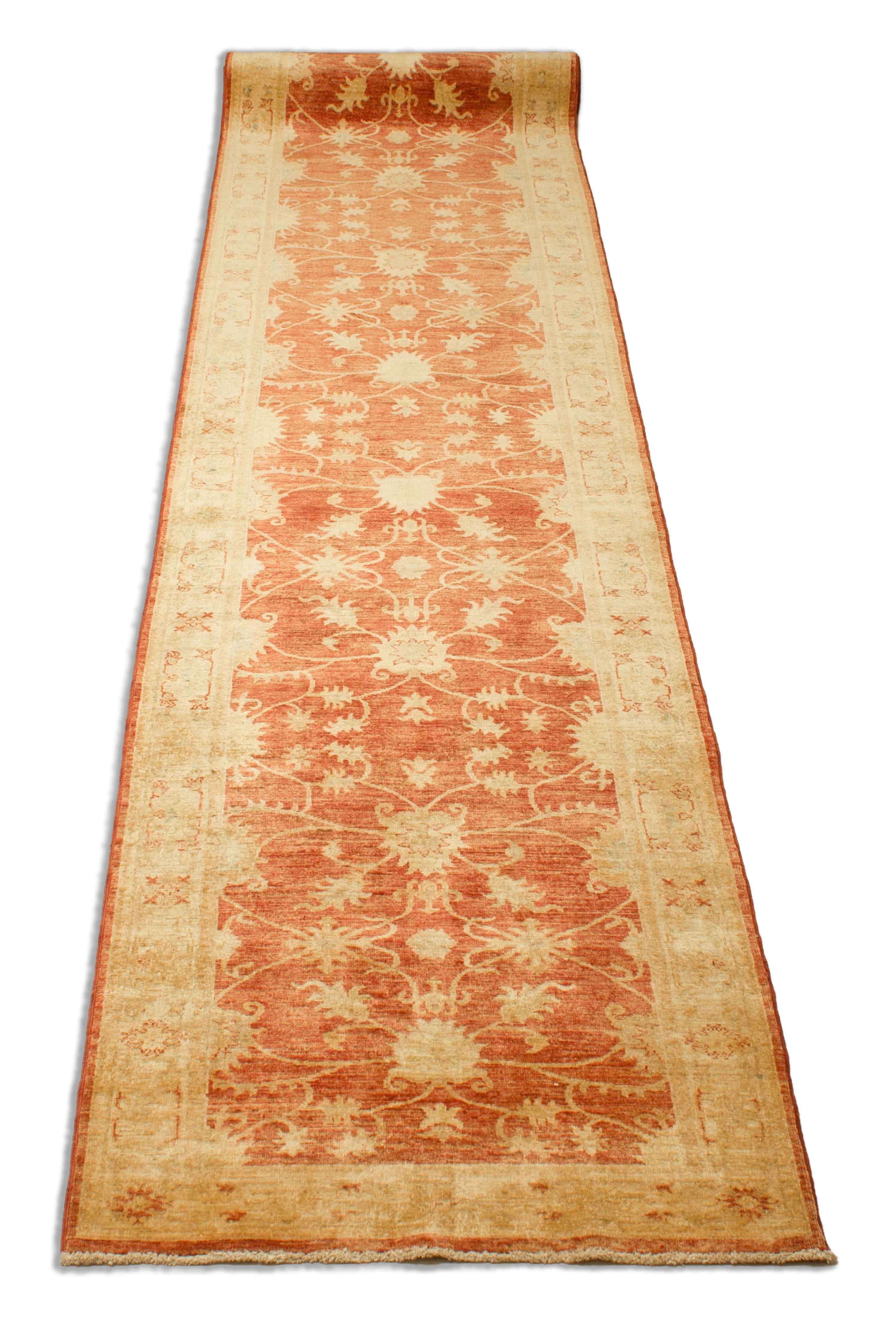 Eine Fotoaufnahme eines Mahal Teppichs.