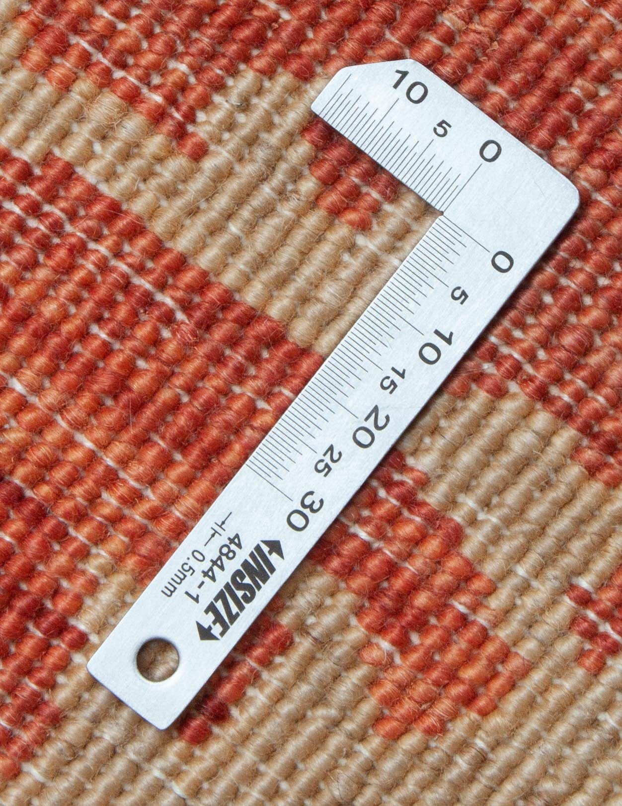 Eine Fotoaufnahme eines Mahal Teppichs.