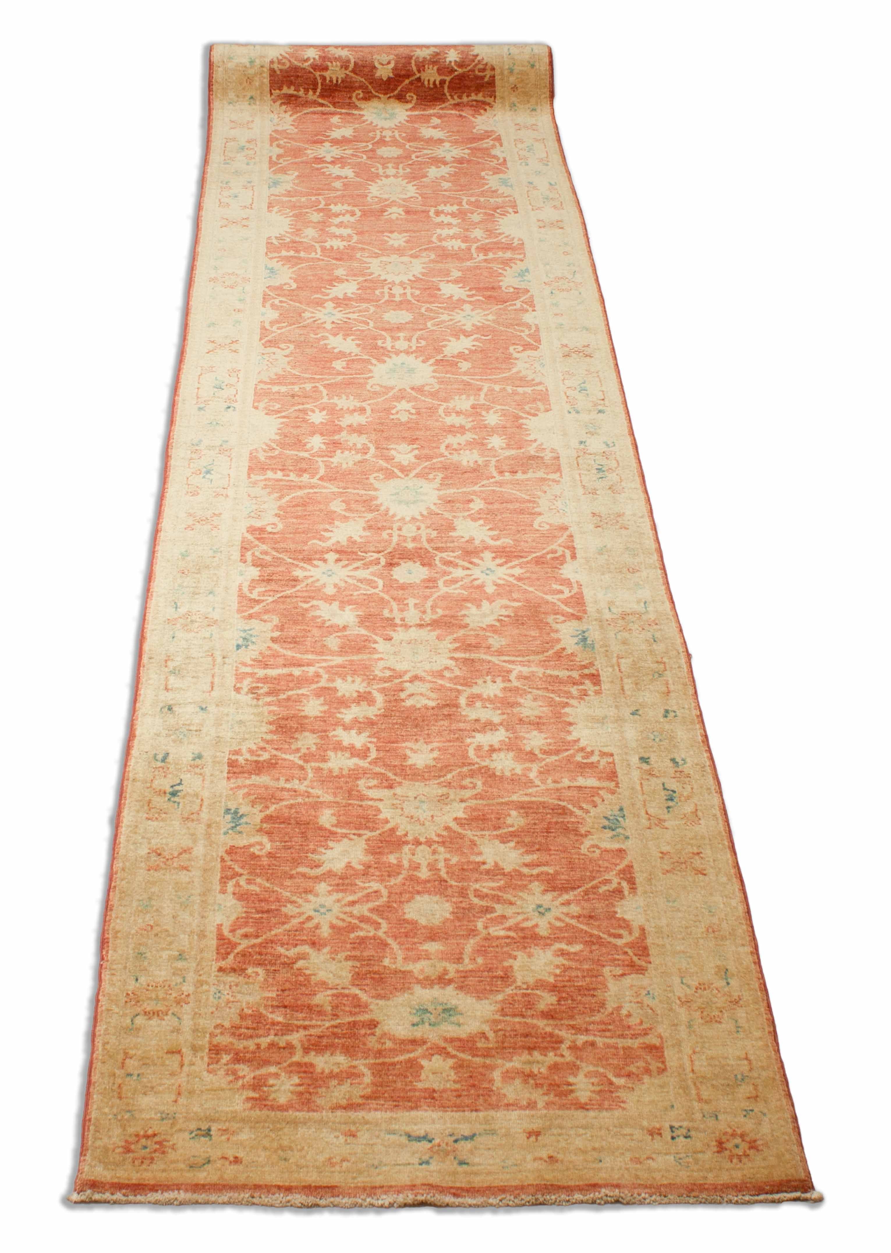 Eine Fotoaufnahme eines Mahal Teppichs.