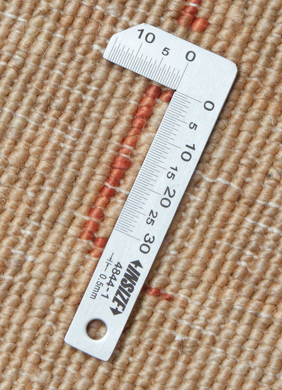 Eine Fotoaufnahme eines Mahal Teppichs.