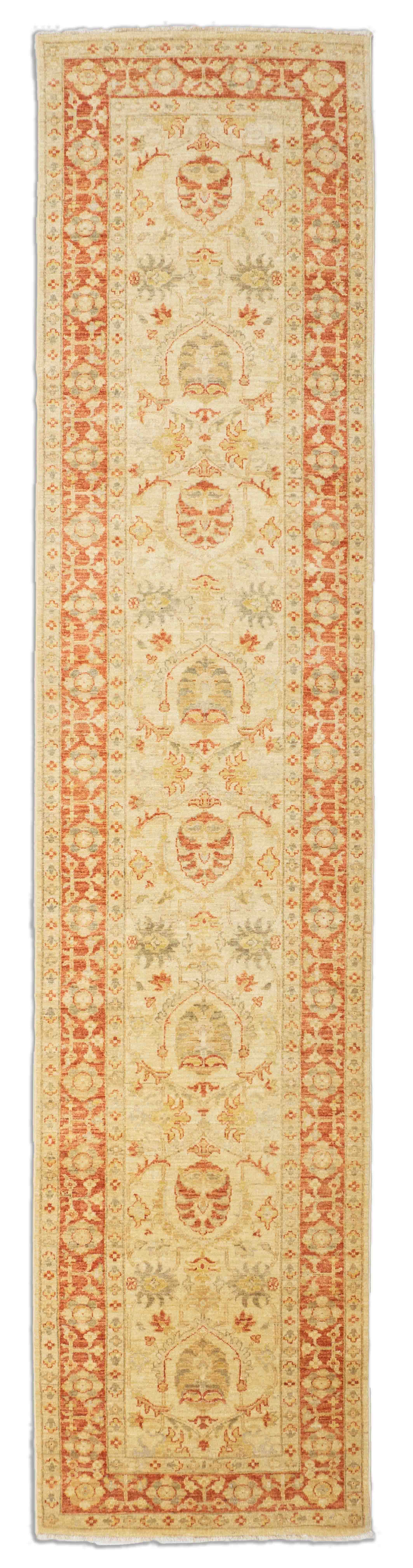 Eine Fotoaufnahme eines Mahal Teppichs.