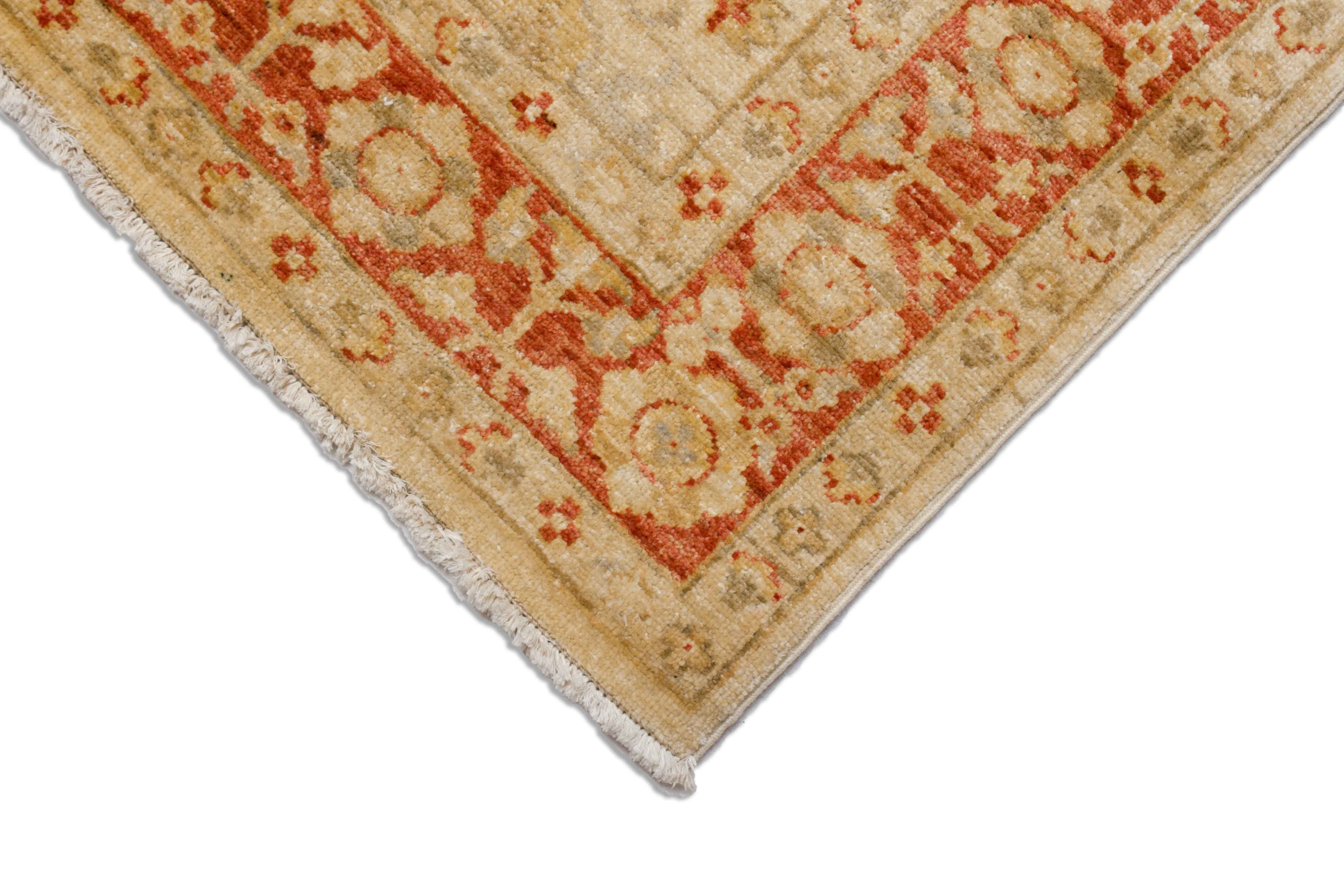 Eine Fotoaufnahme eines Mahal Teppichs.