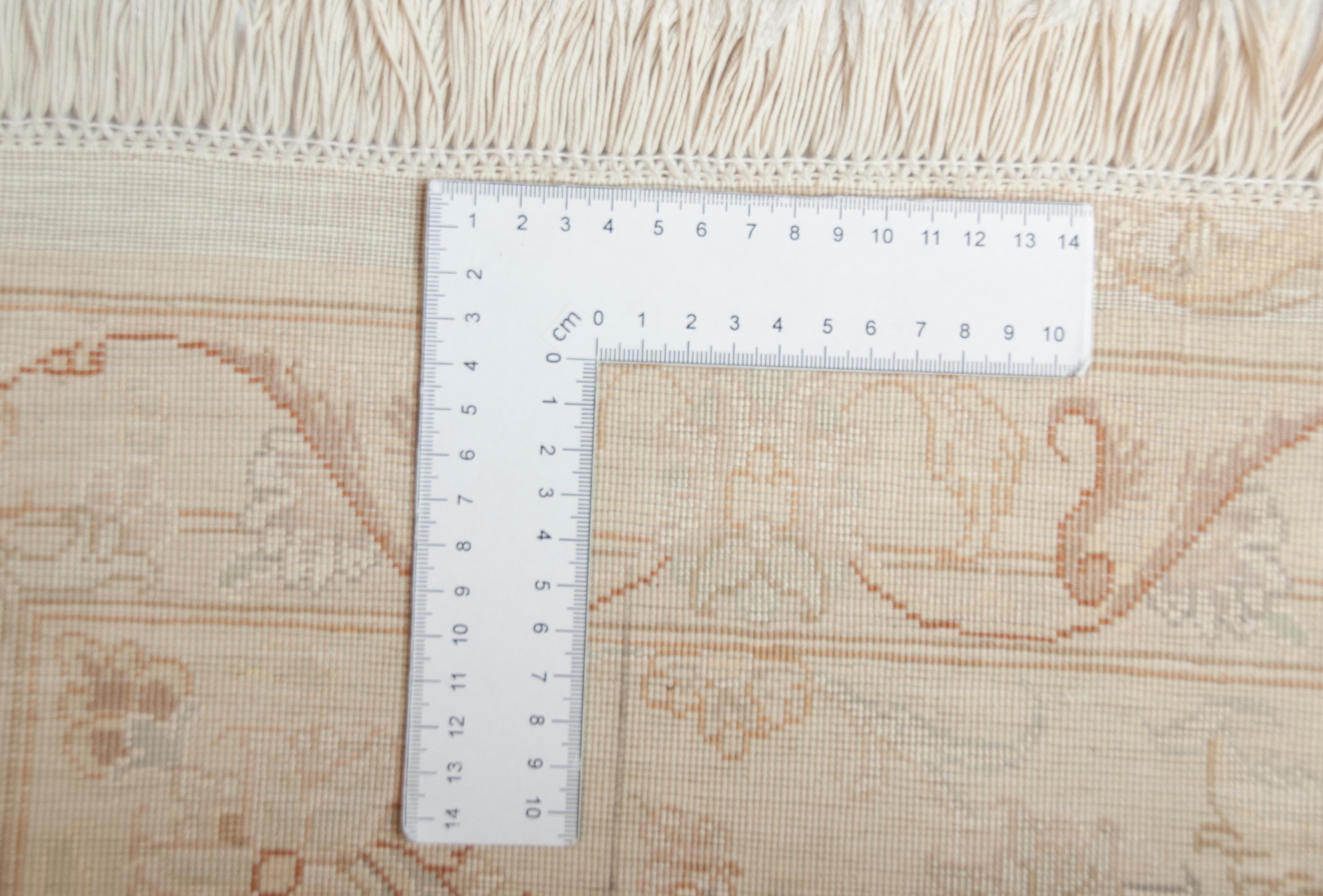 Eine Fotoaufnahme eines Täbriz Teppichs.