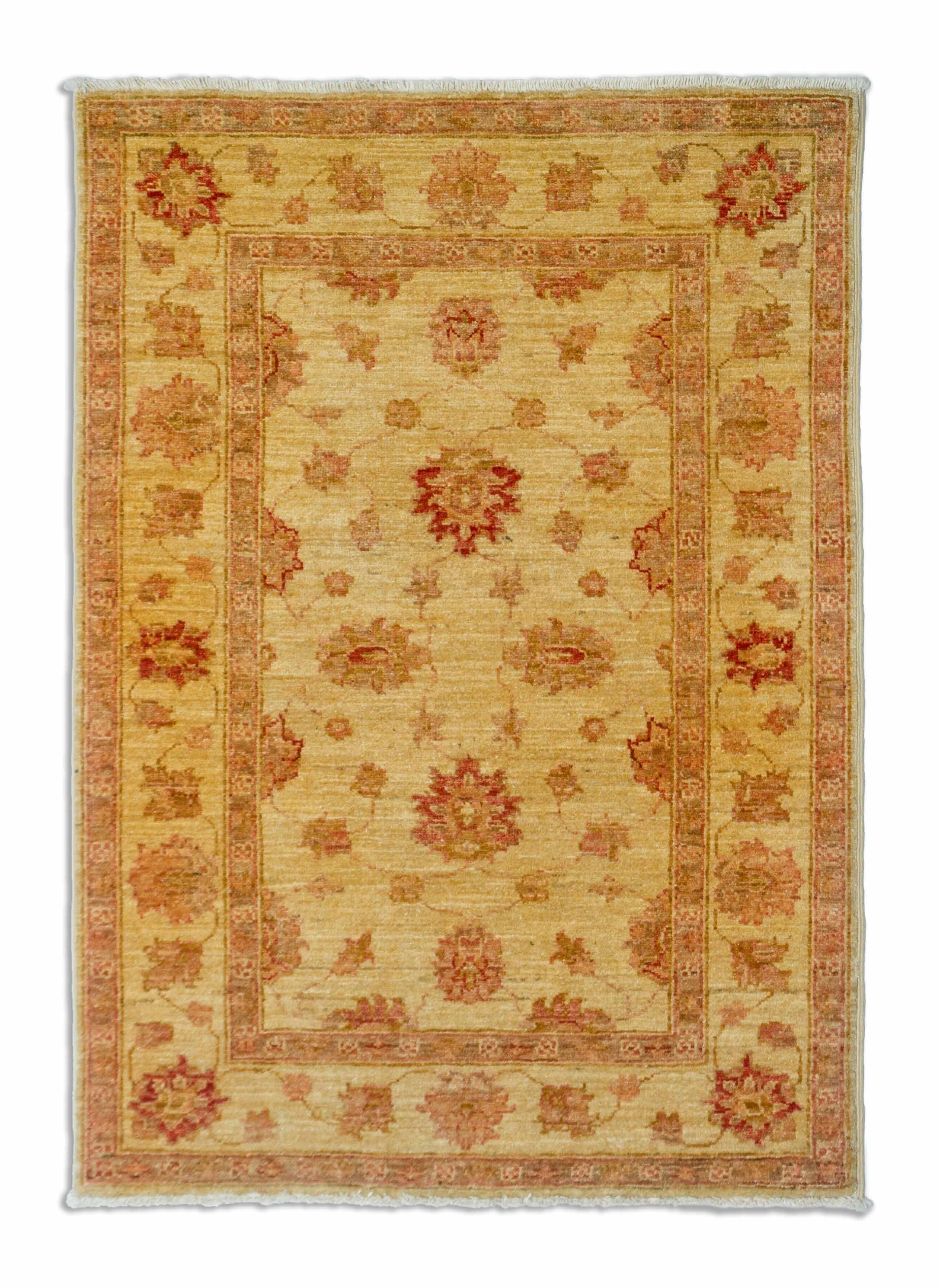 Eine Fotoaufnahme eines Farahan Teppichs.