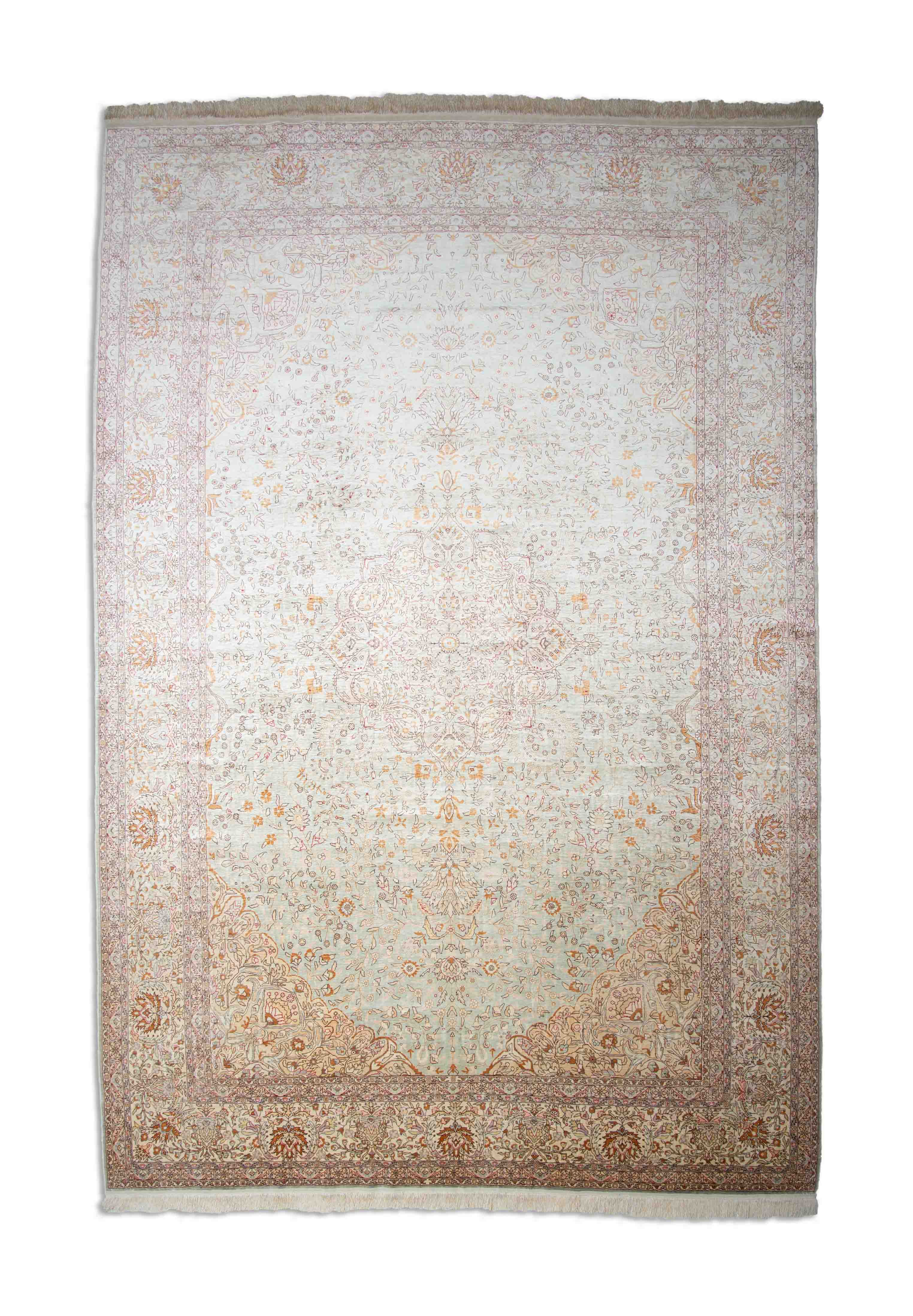 Eine Fotoaufnahme eines Kayseri Teppichs.