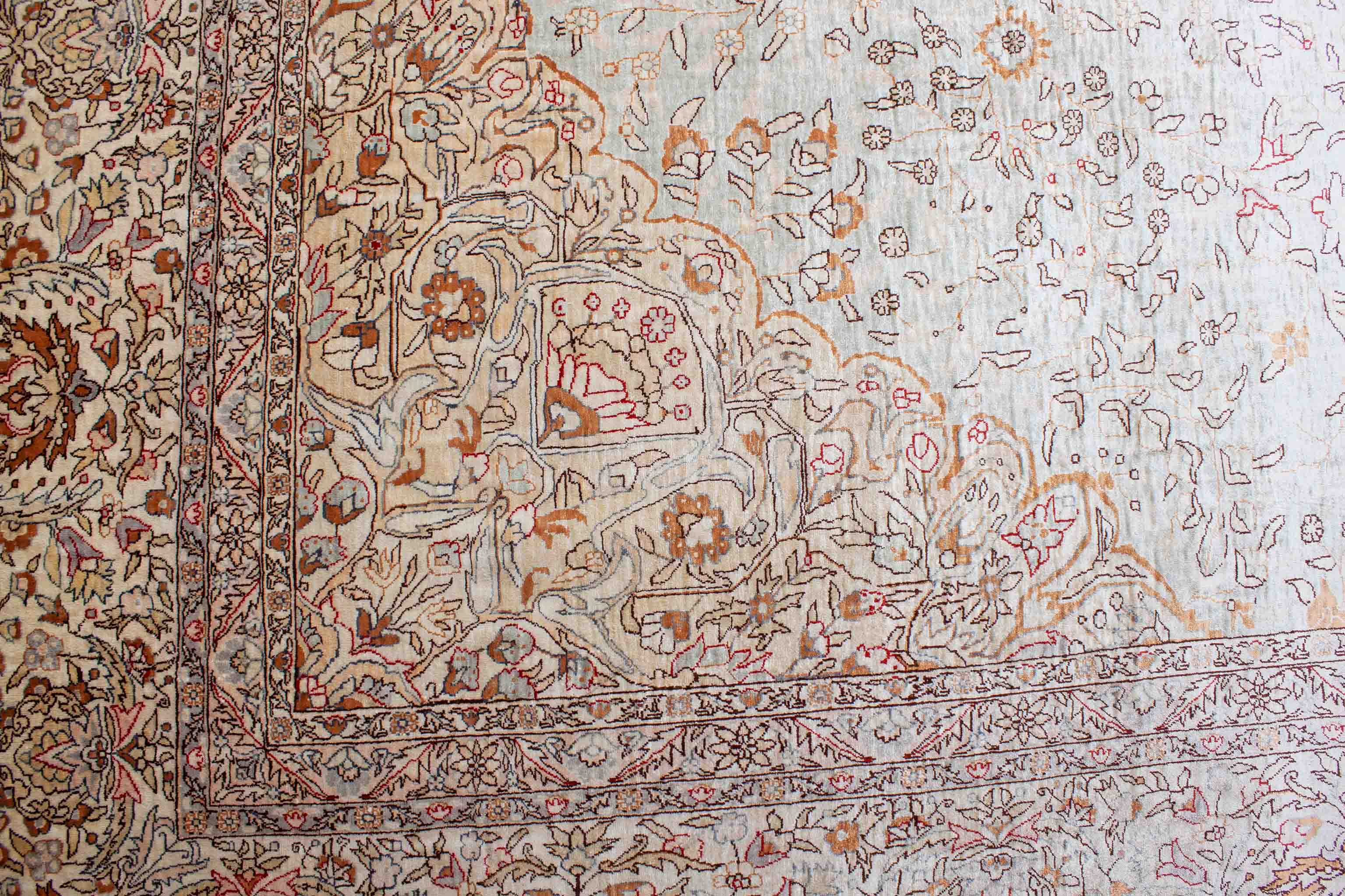 Bild vom Kayseri aus reiner Seide Teppich - 2