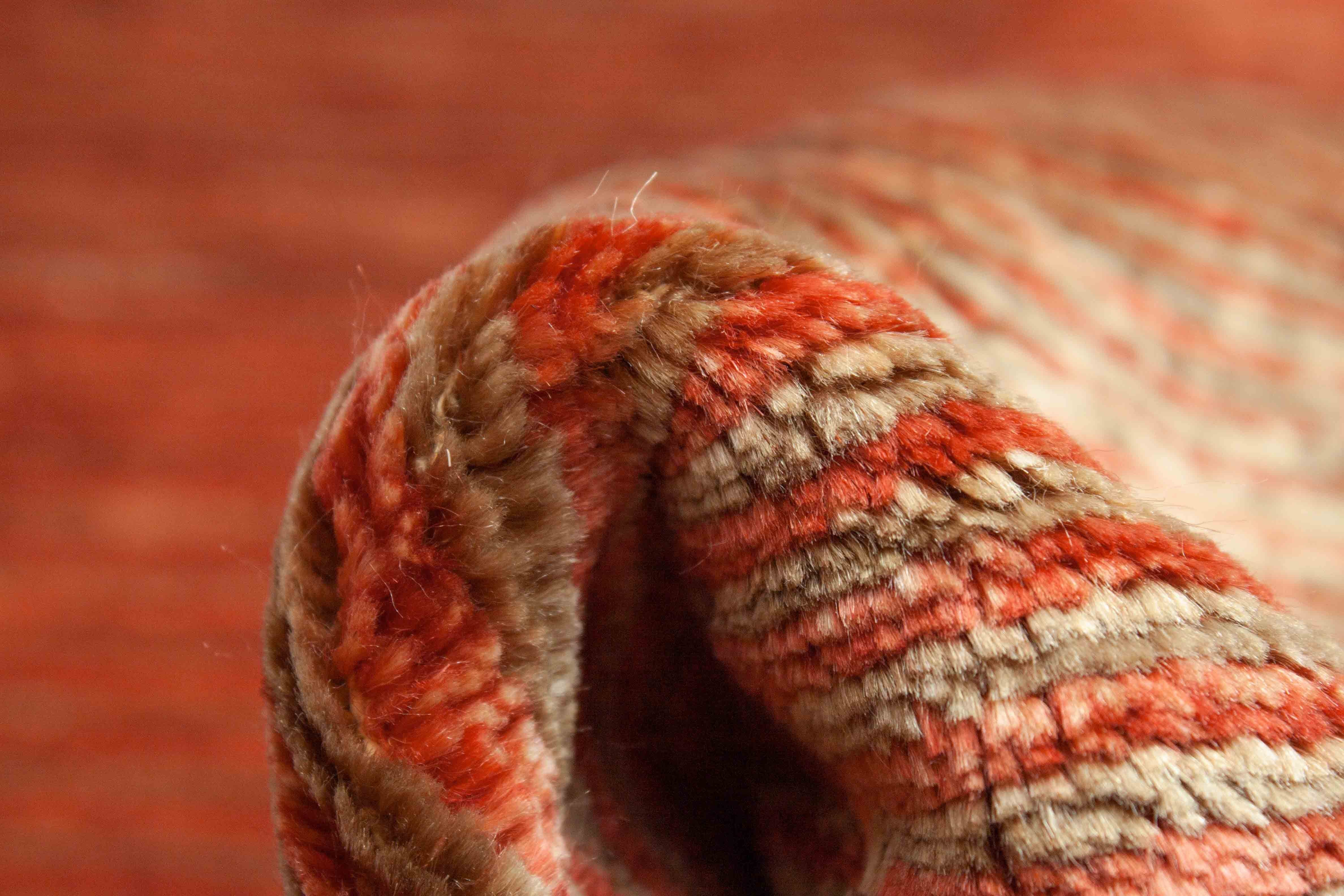 Eine Fotoaufnahme eines Lori Teppichs.