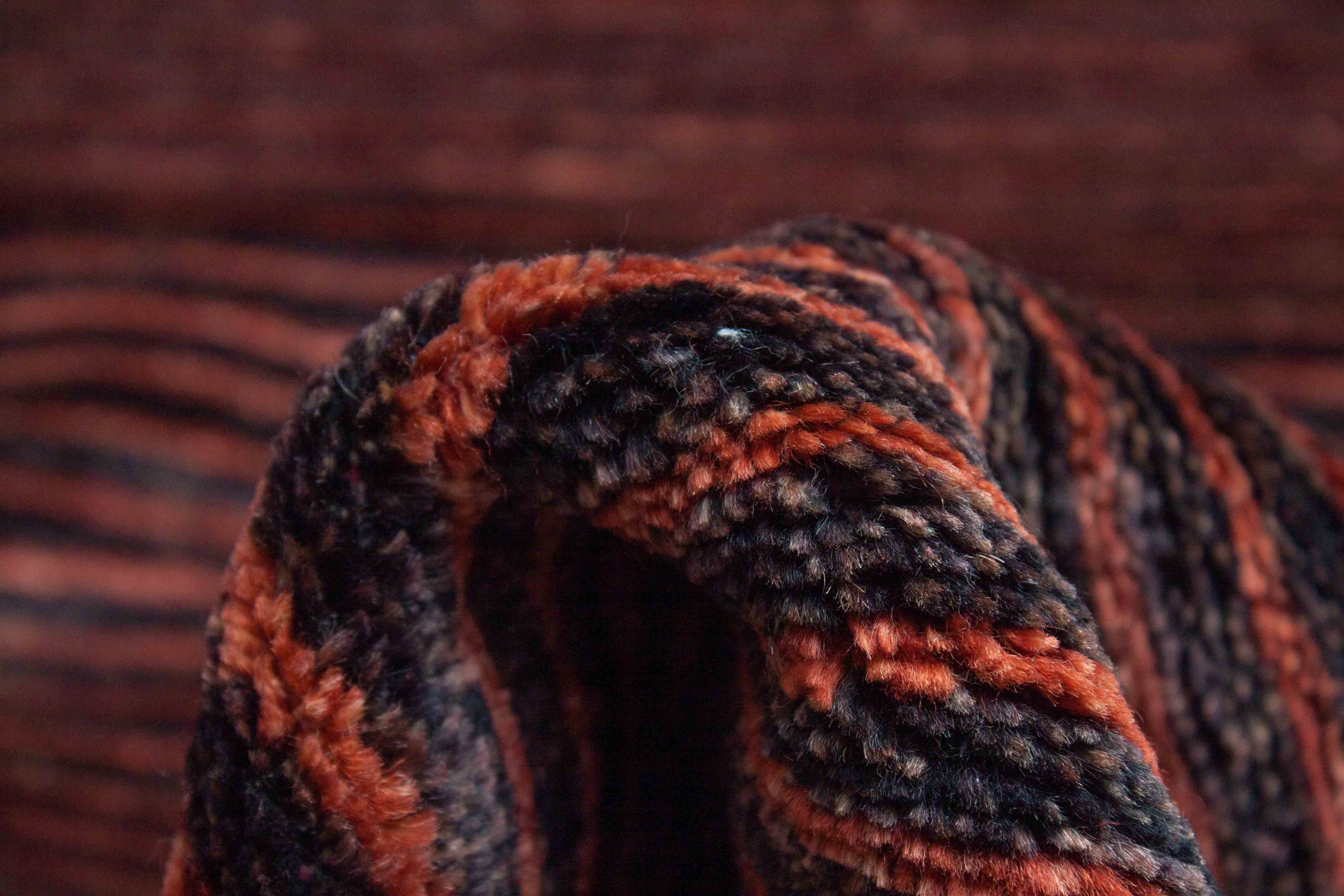 Eine Fotoaufnahme eines Lori Teppichs.