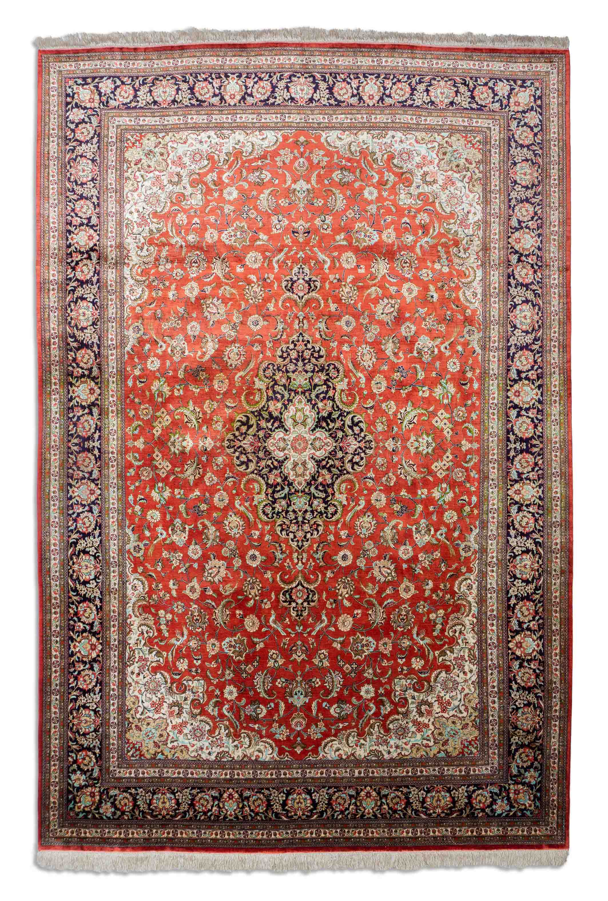 Ghom aus reiner Seide | 293 cm x 196 cm | Nr. 17099