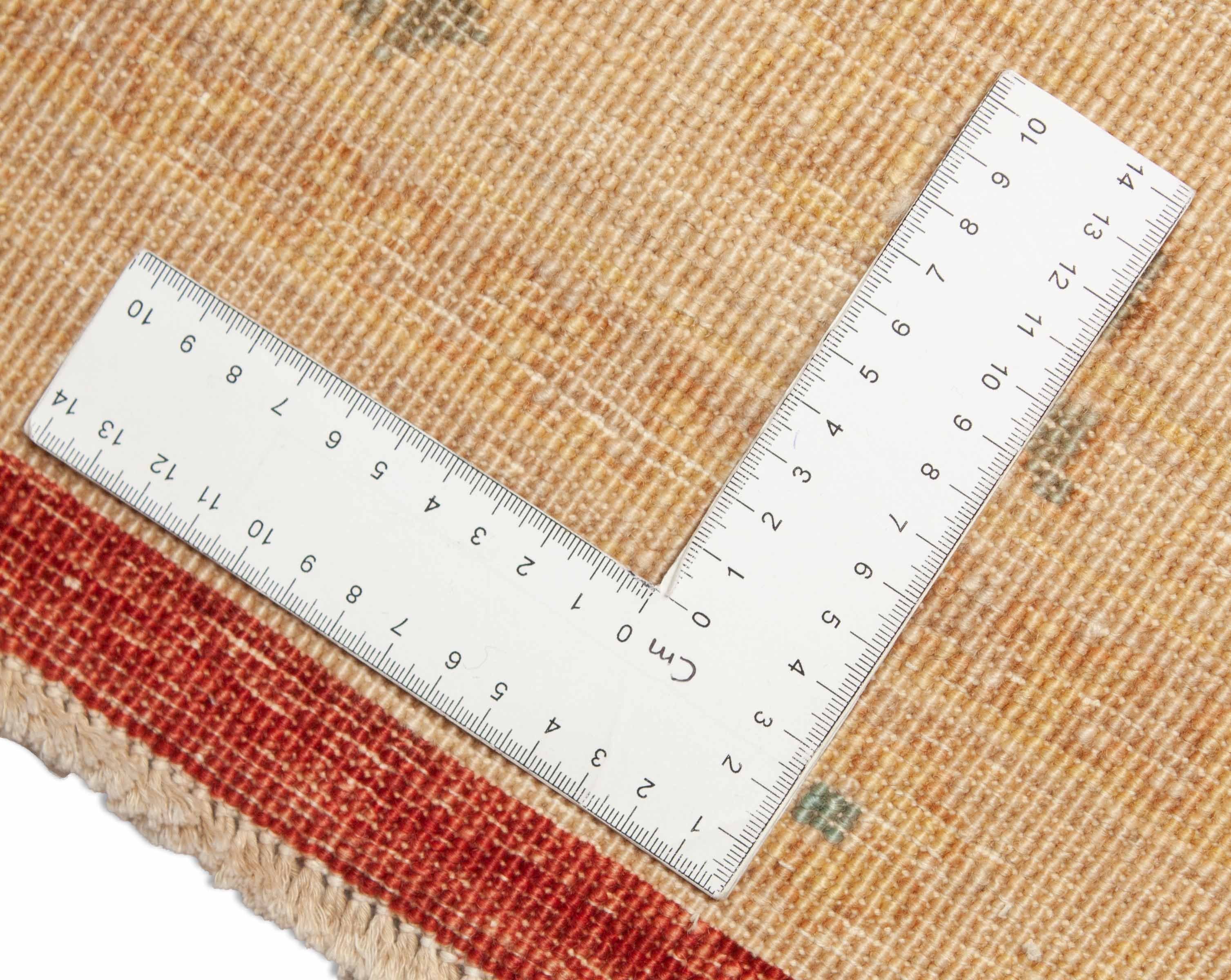 Eine Fotoaufnahme eines Farahan Teppichs.