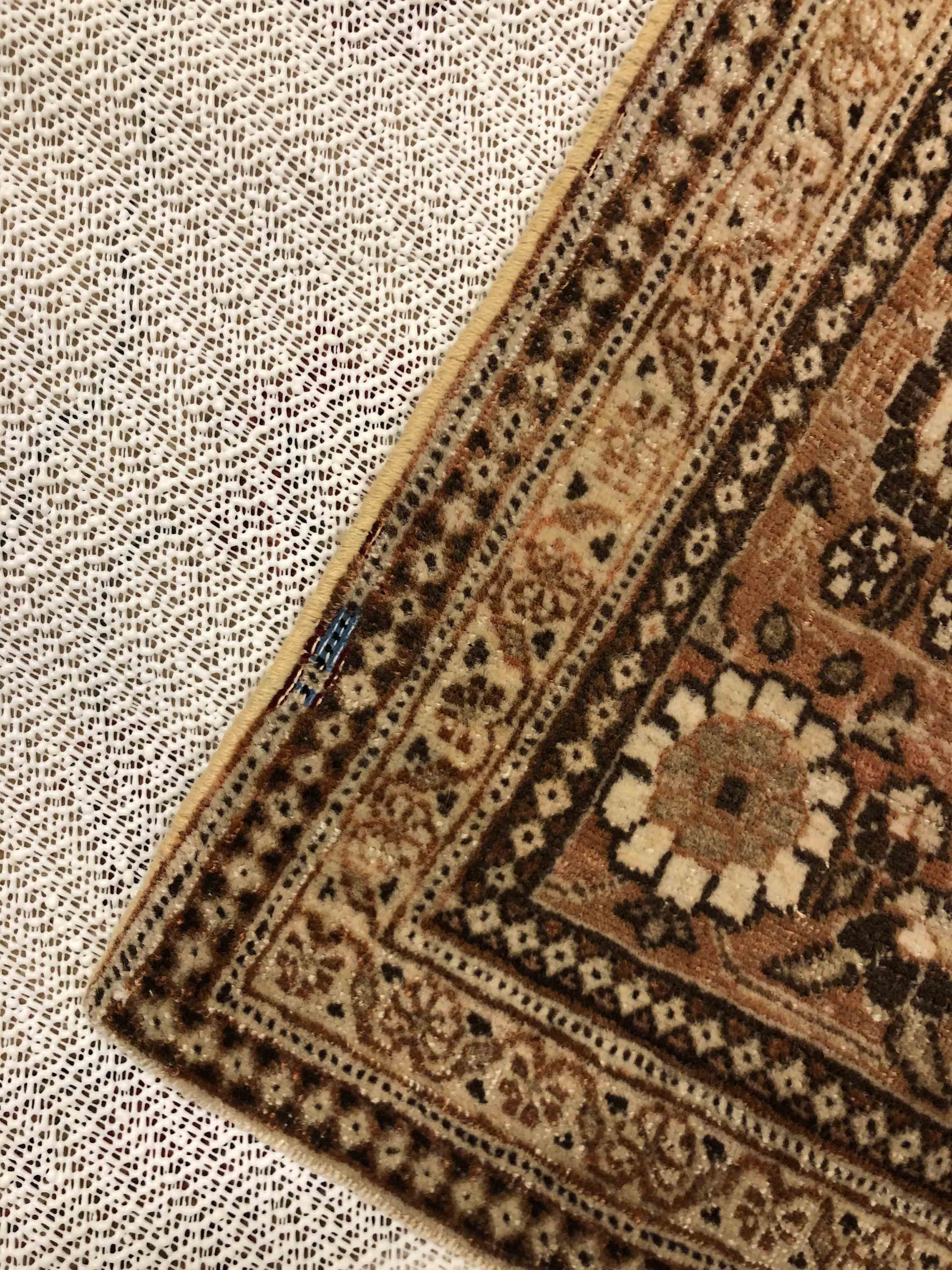 Eine Fotoaufnahme eines Täbriz Teppichs.