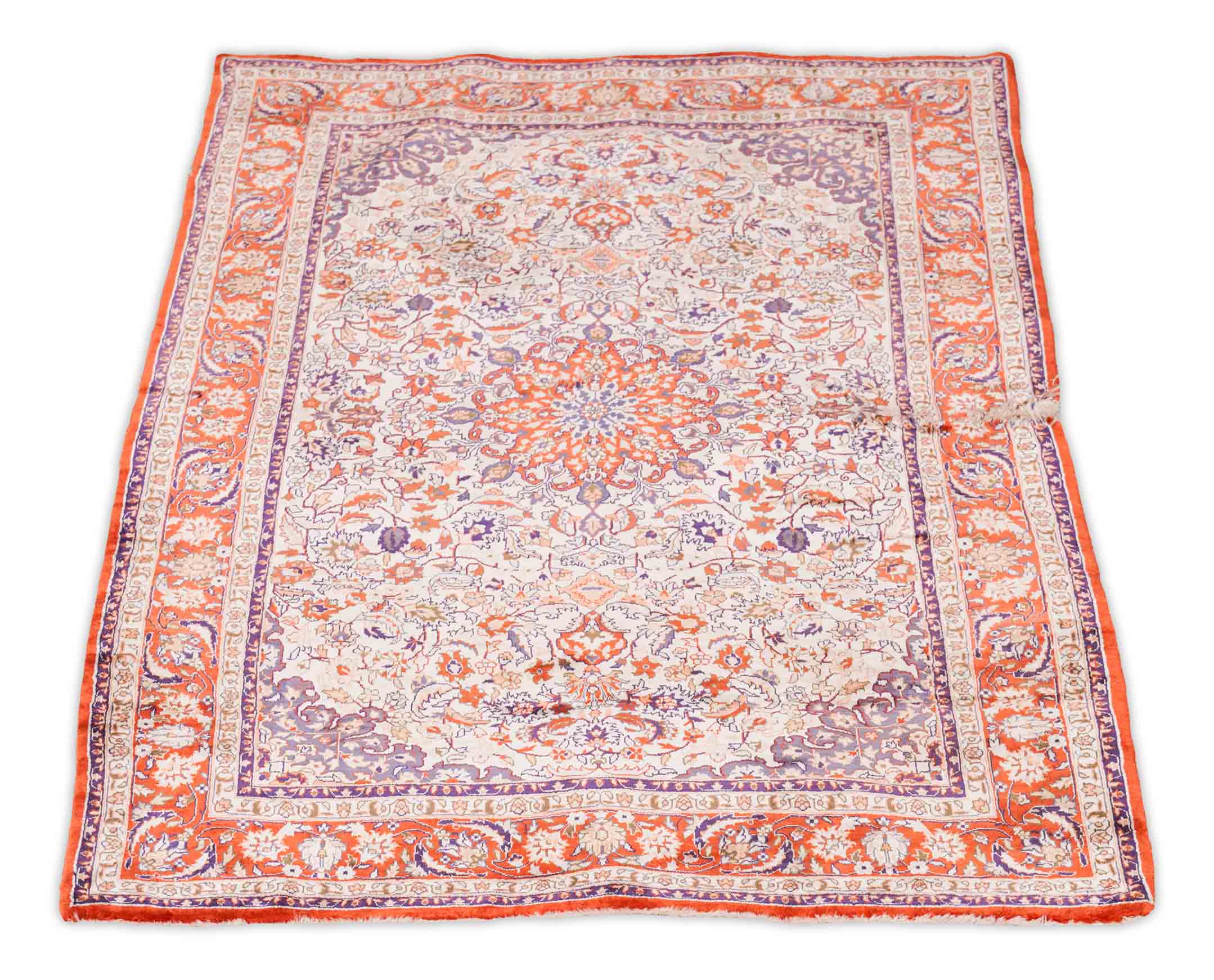 China Teppich aus reiner Seide | 94 cm x 62 cm | Nr. 17494