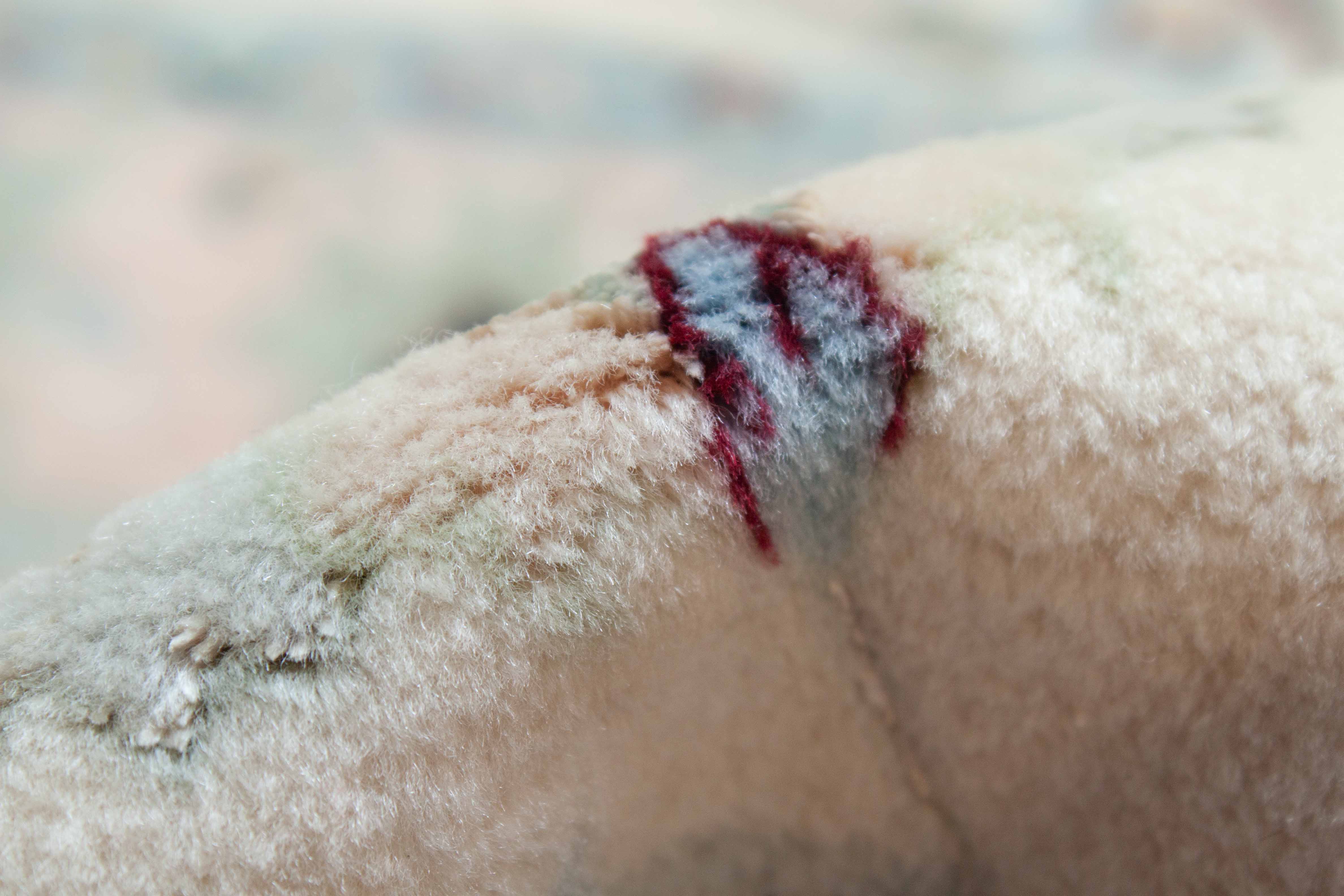 Eine Fotoaufnahme eines Täbriz Teppichs.