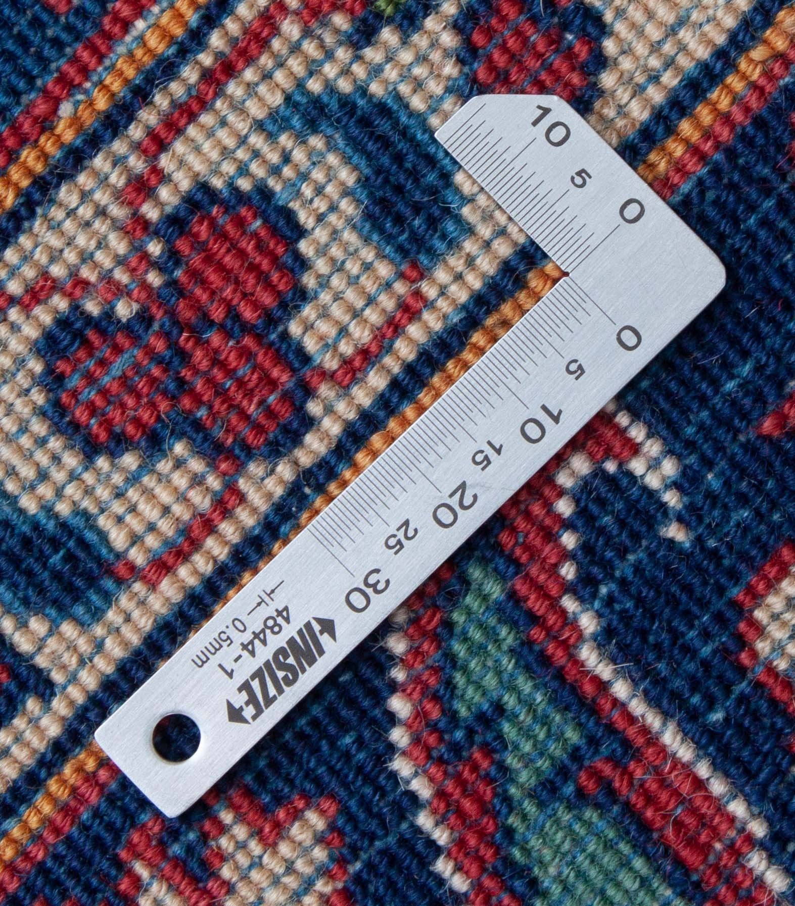 Eine Fotoaufnahme eines Keshan Teppichs.