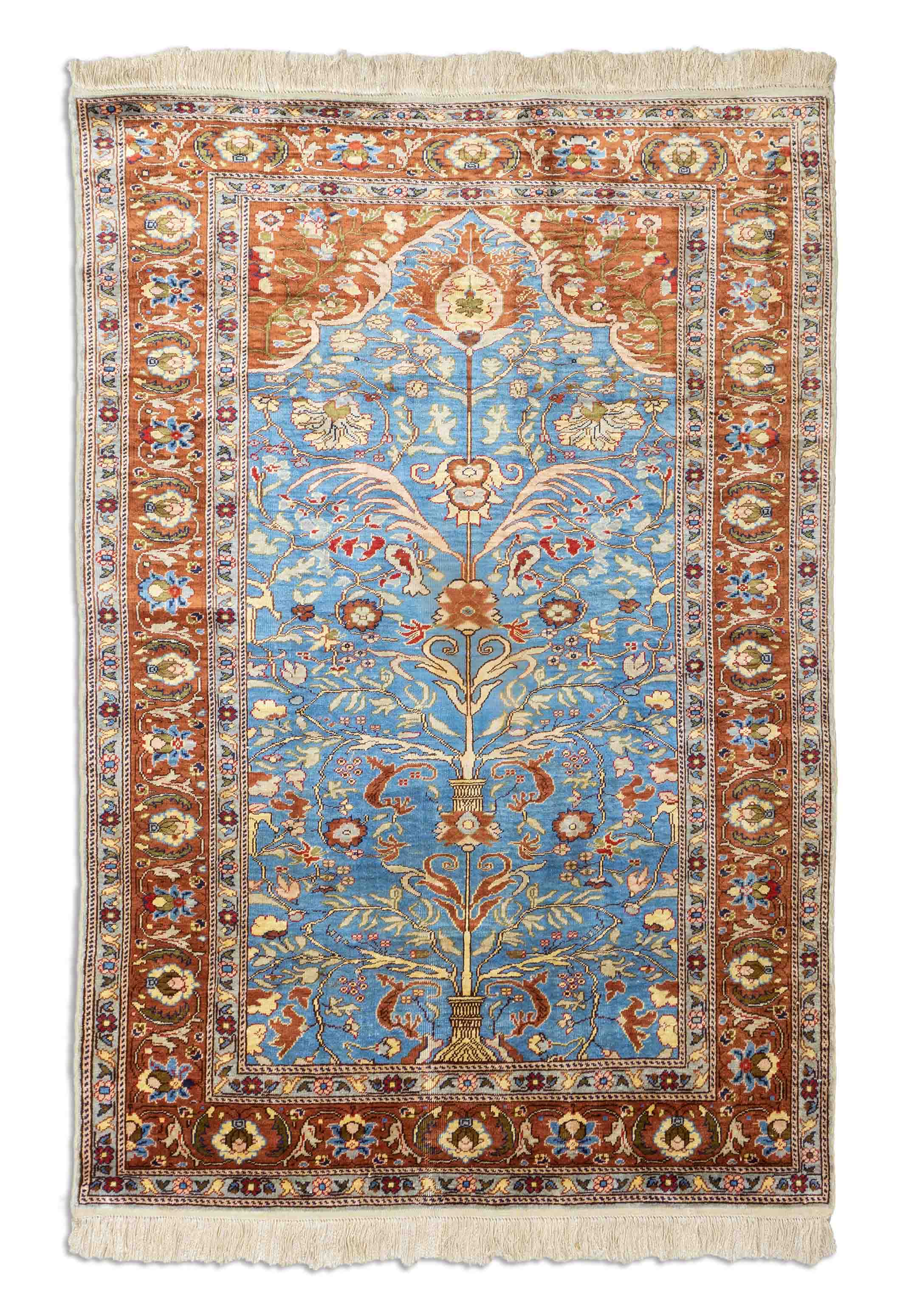 Eine Fotoaufnahme eines Kayseri Teppichs.