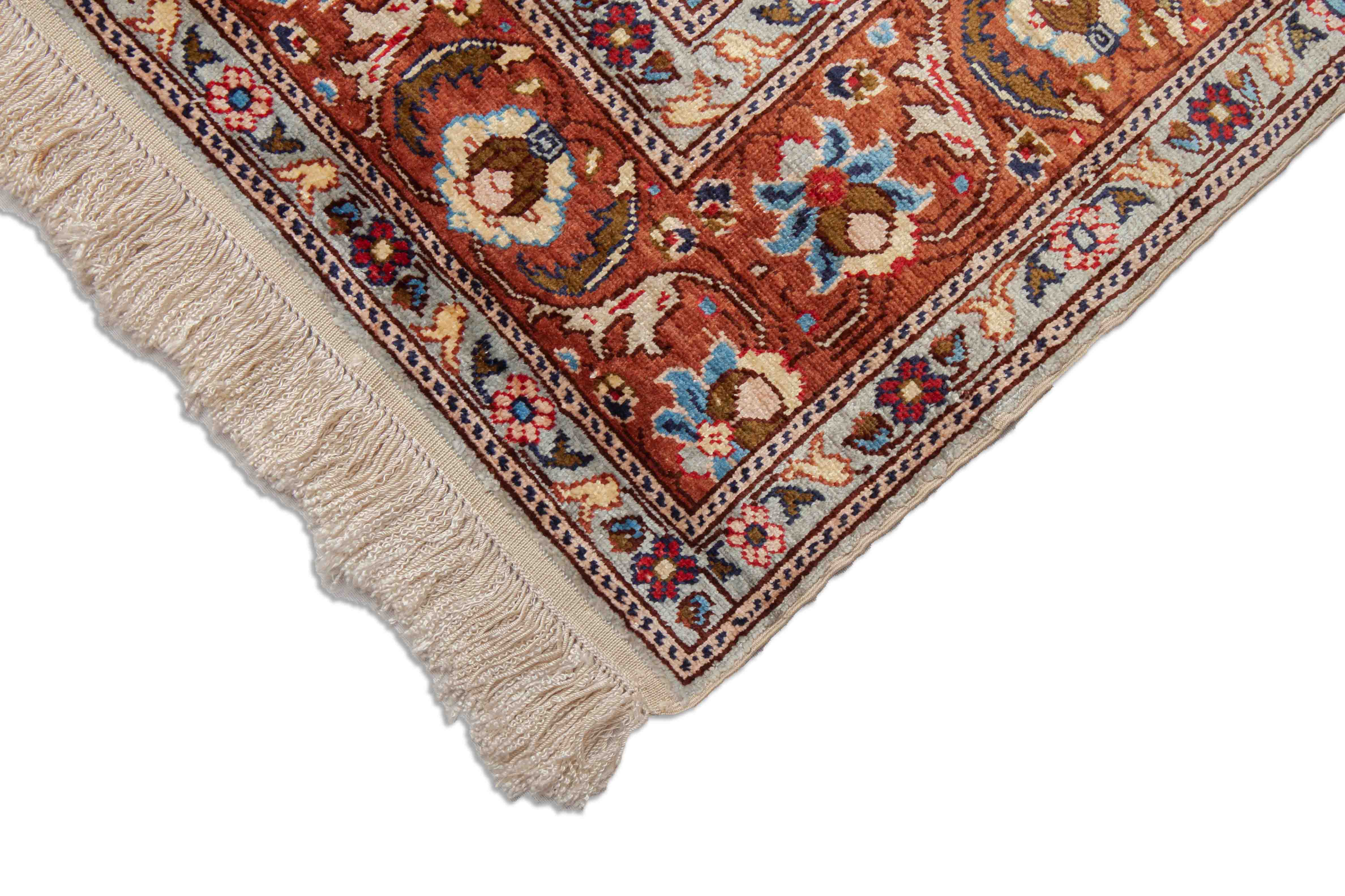 Eine Fotoaufnahme eines Kayseri Teppichs.