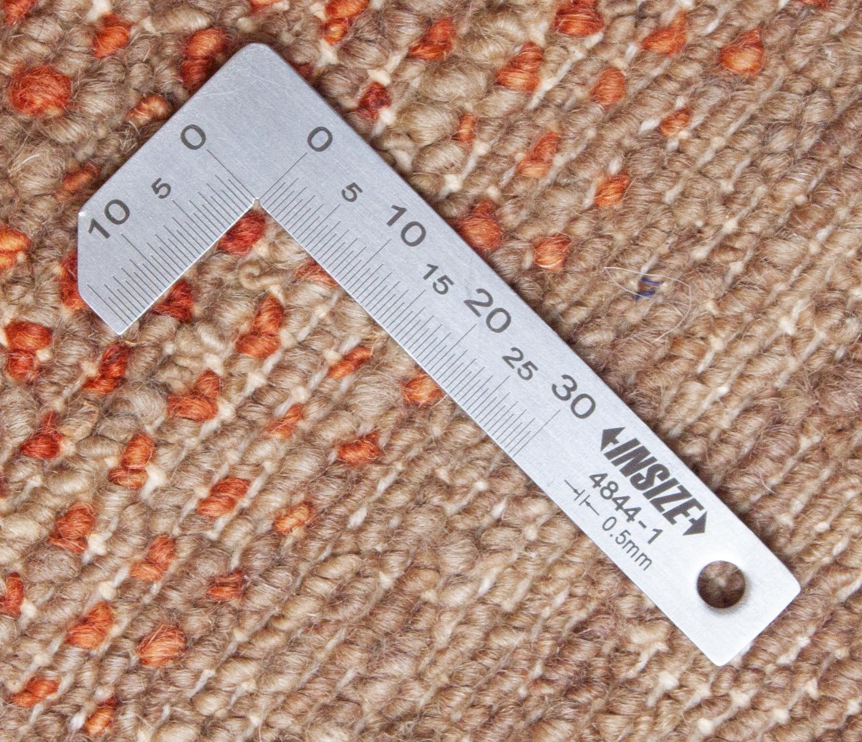 Eine Fotoaufnahme eines Lori Teppichs.