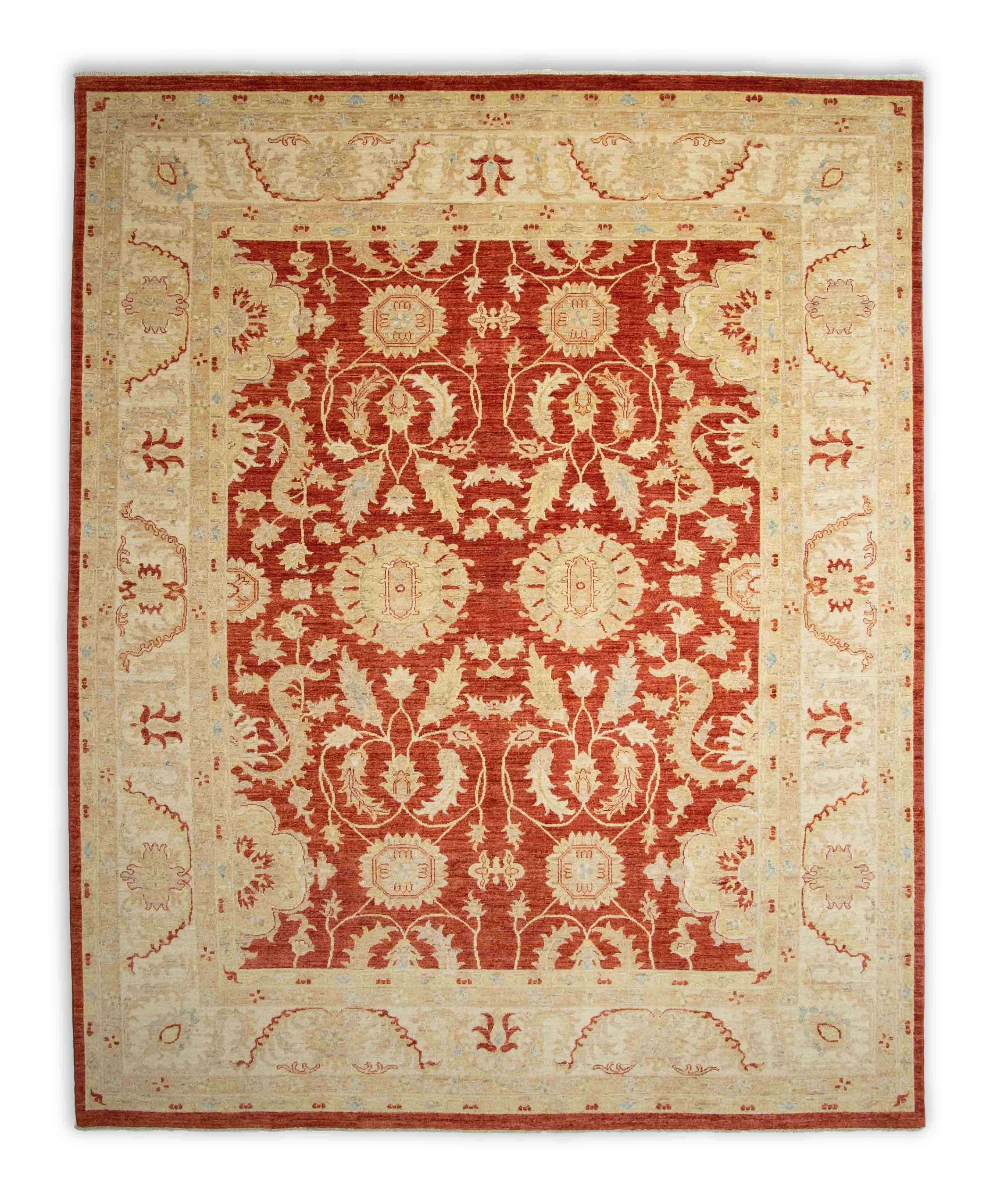 Eine Fotoaufnahme eines Farahan Teppichs.