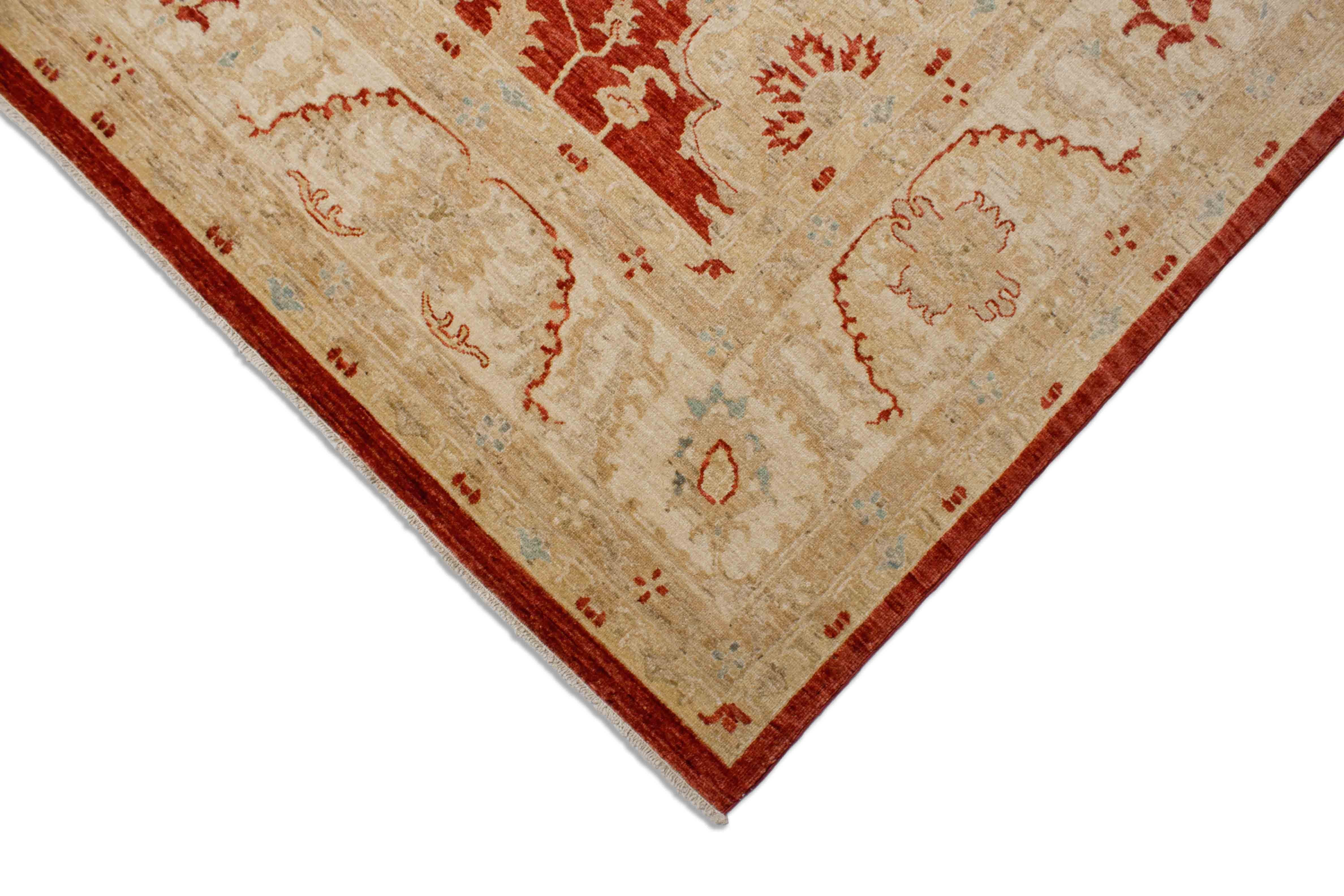 Eine Fotoaufnahme eines Farahan Teppichs.