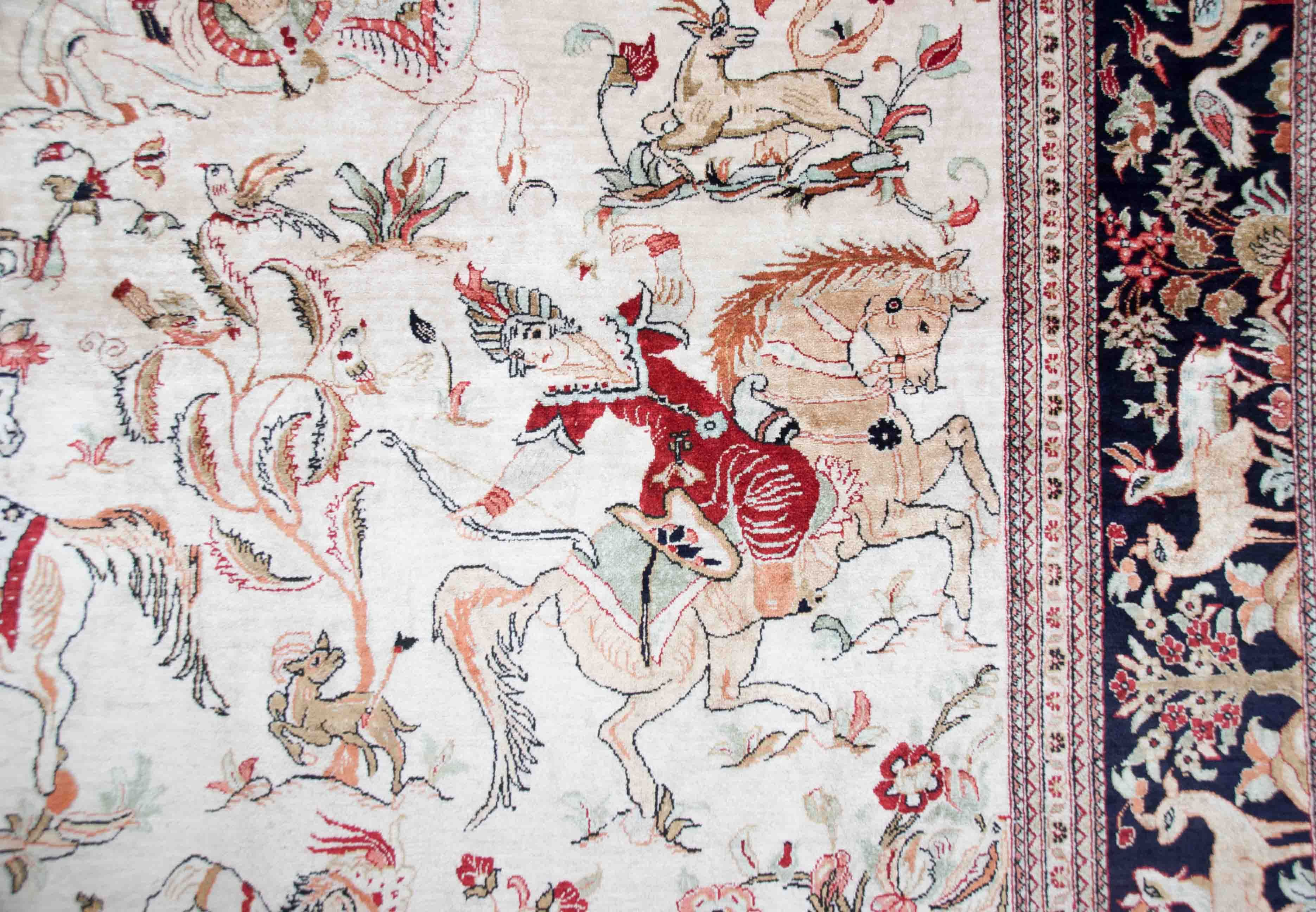 Bild vom Ghom aus reiner Seide Teppich - 2