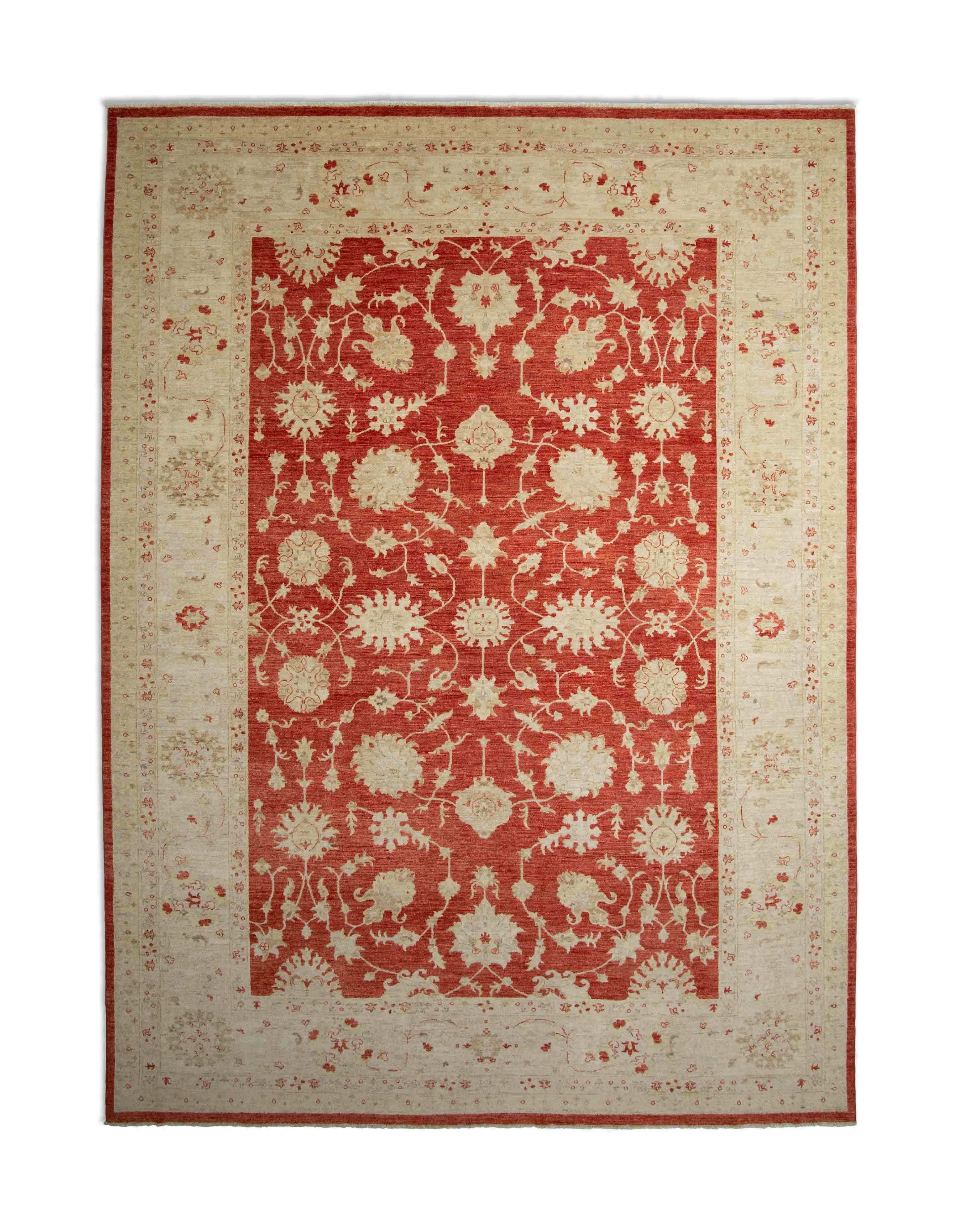 Eine Fotoaufnahme eines Farahan Teppichs.