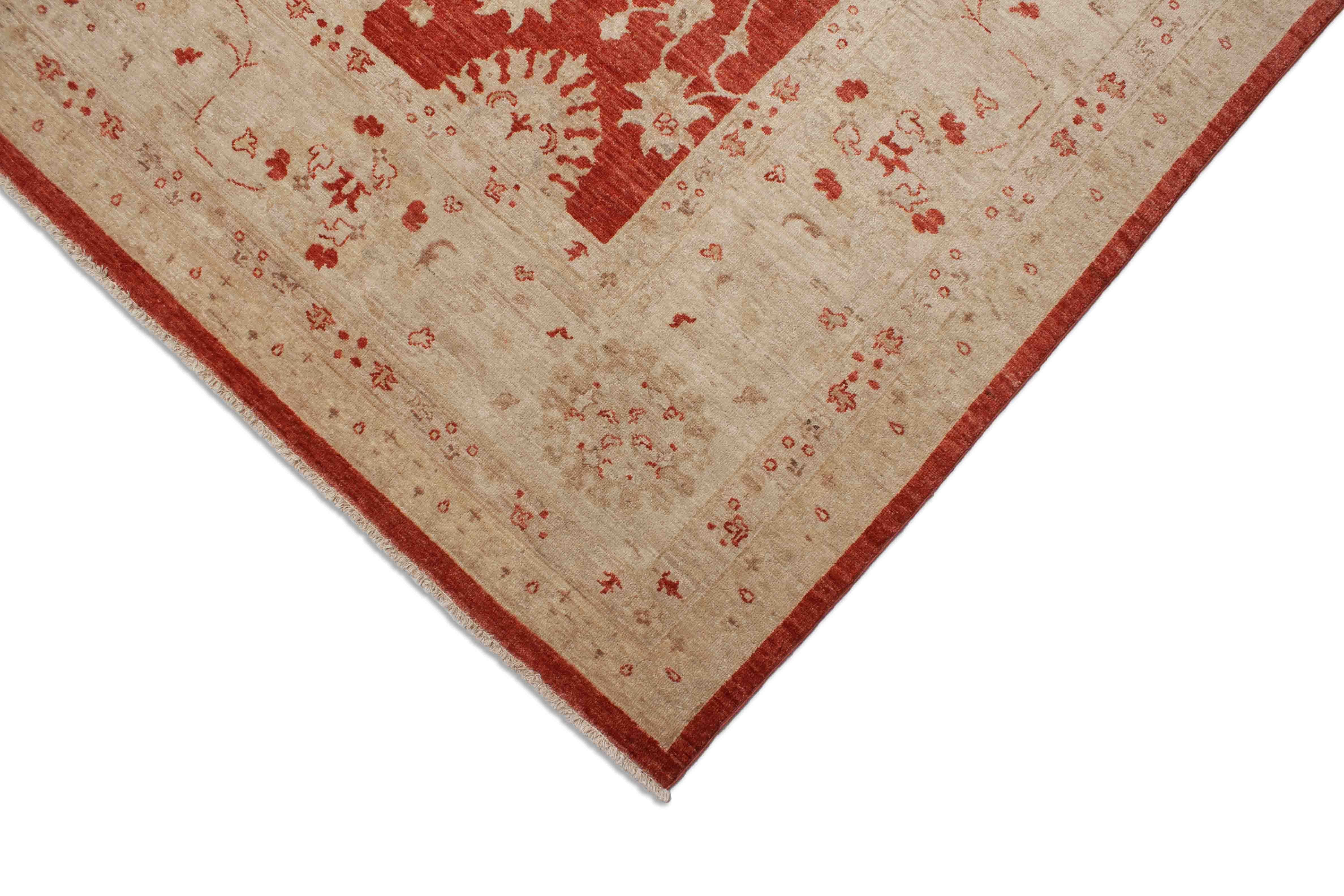 Eine Fotoaufnahme eines Farahan Teppichs.