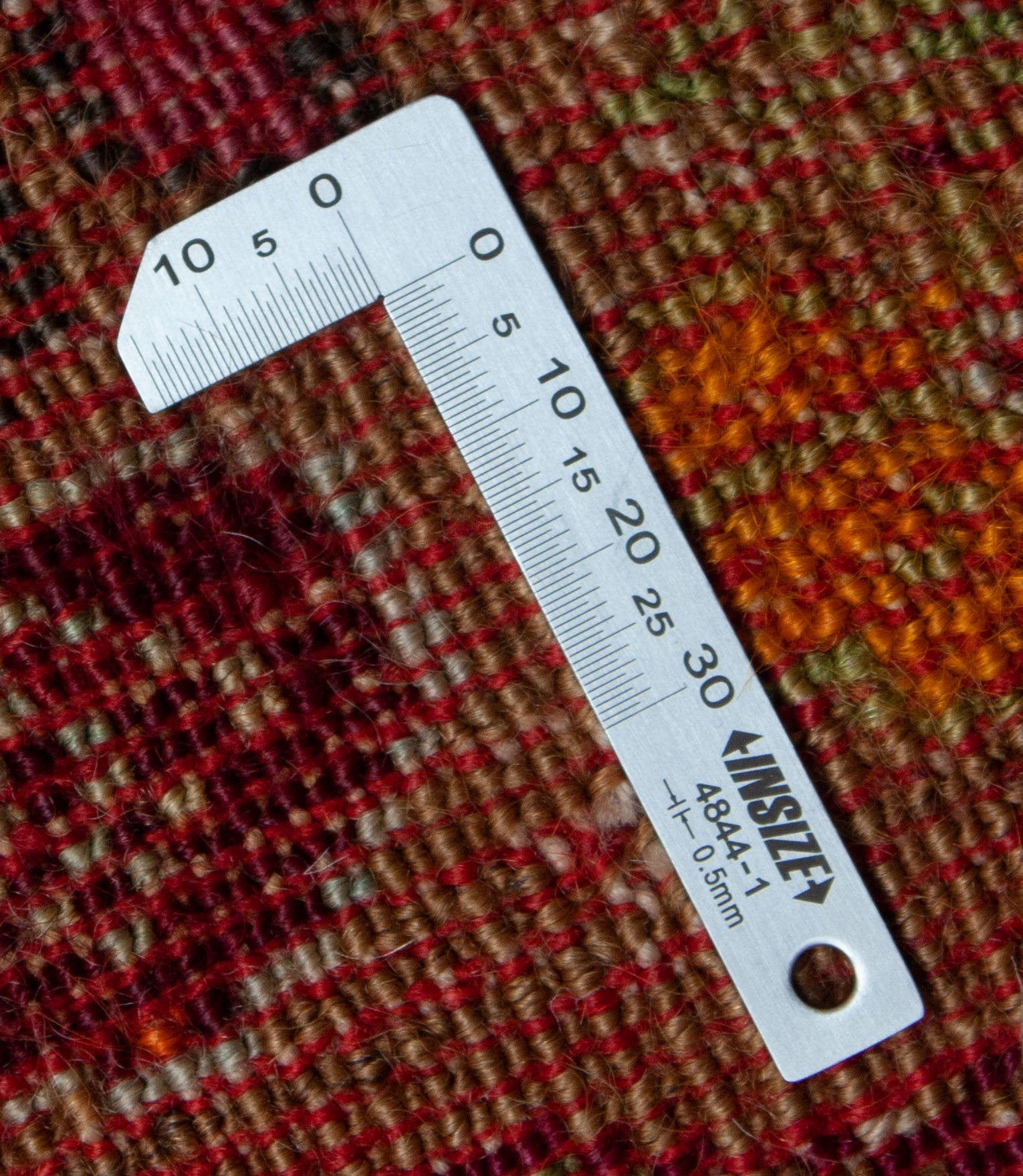 Eine Fotoaufnahme eines Türkischer Orientteppich Teppichs.