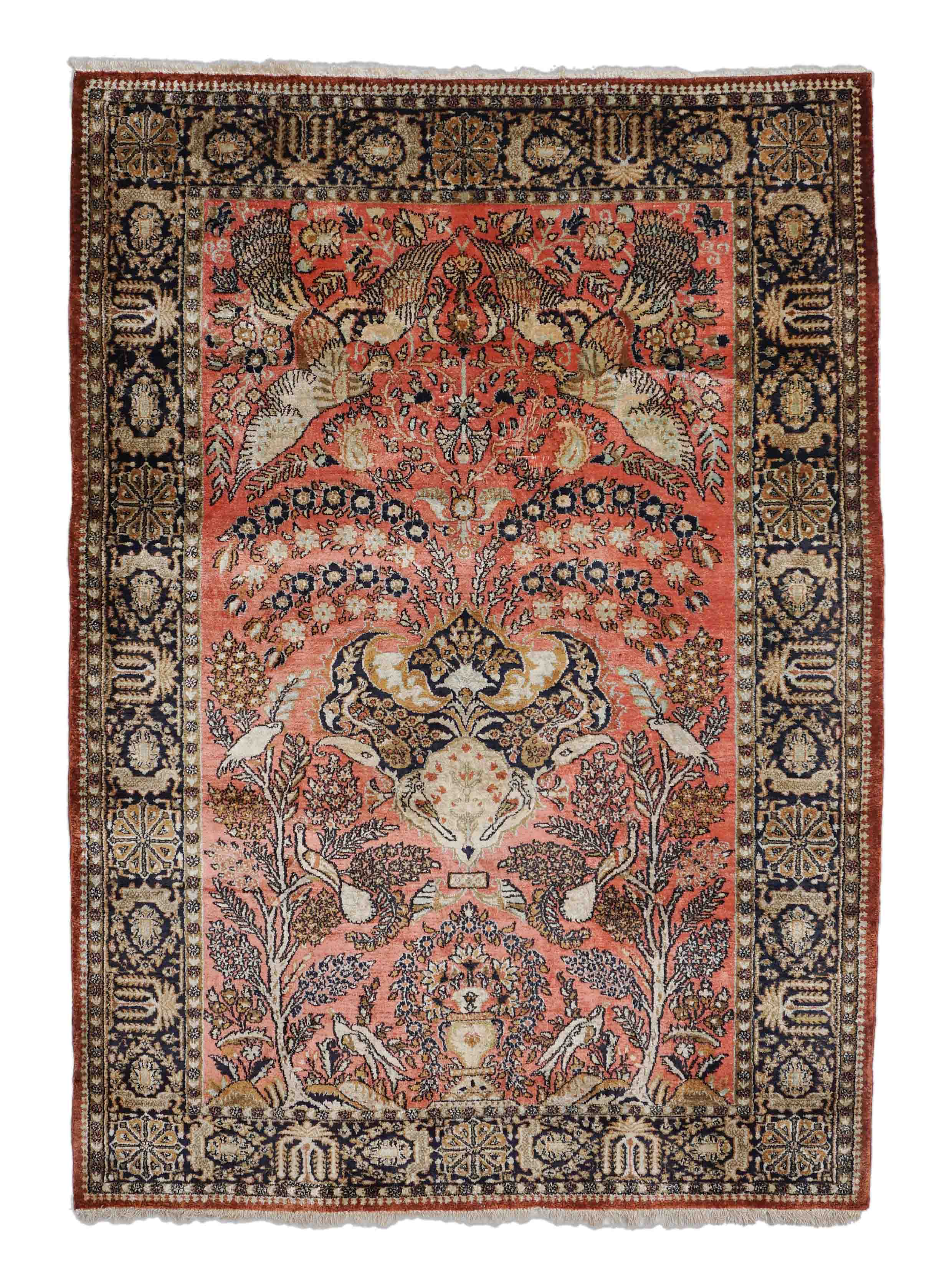 Ghom aus reiner Seide | 160 cm x 114 cm | Nr. 18930