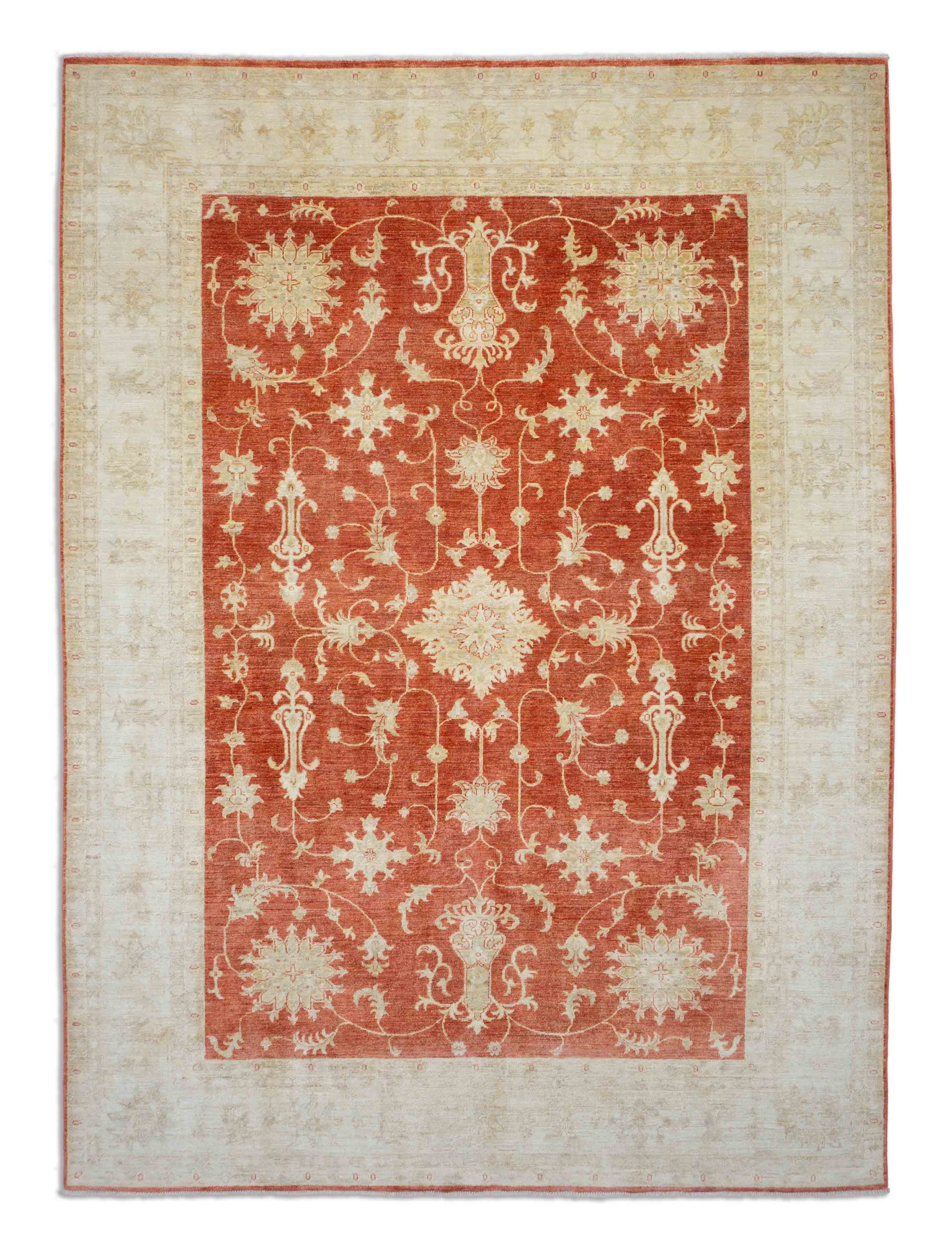 Eine Fotoaufnahme eines Farahan Teppichs.