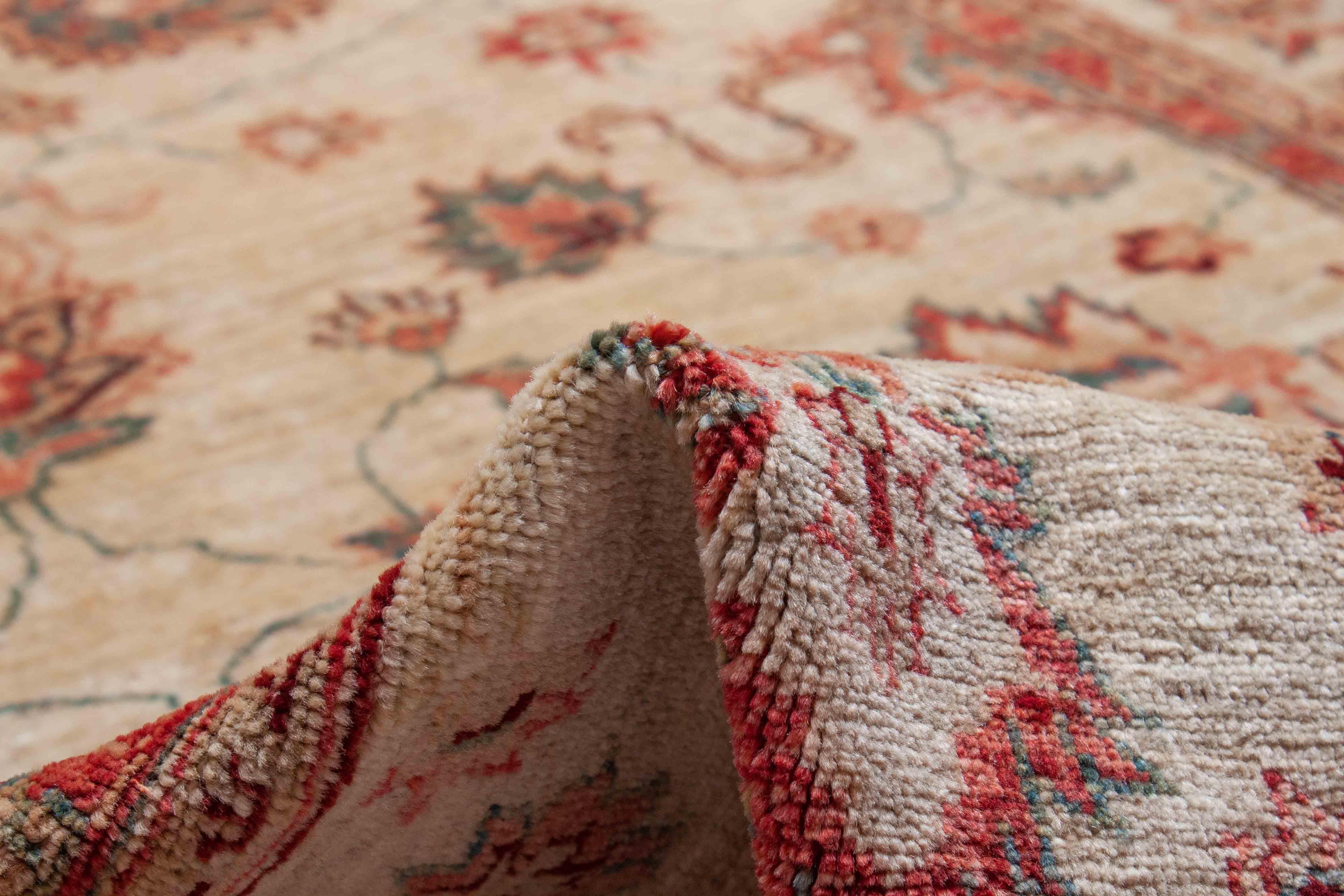 Eine Fotoaufnahme eines Ziegler Teppichs.